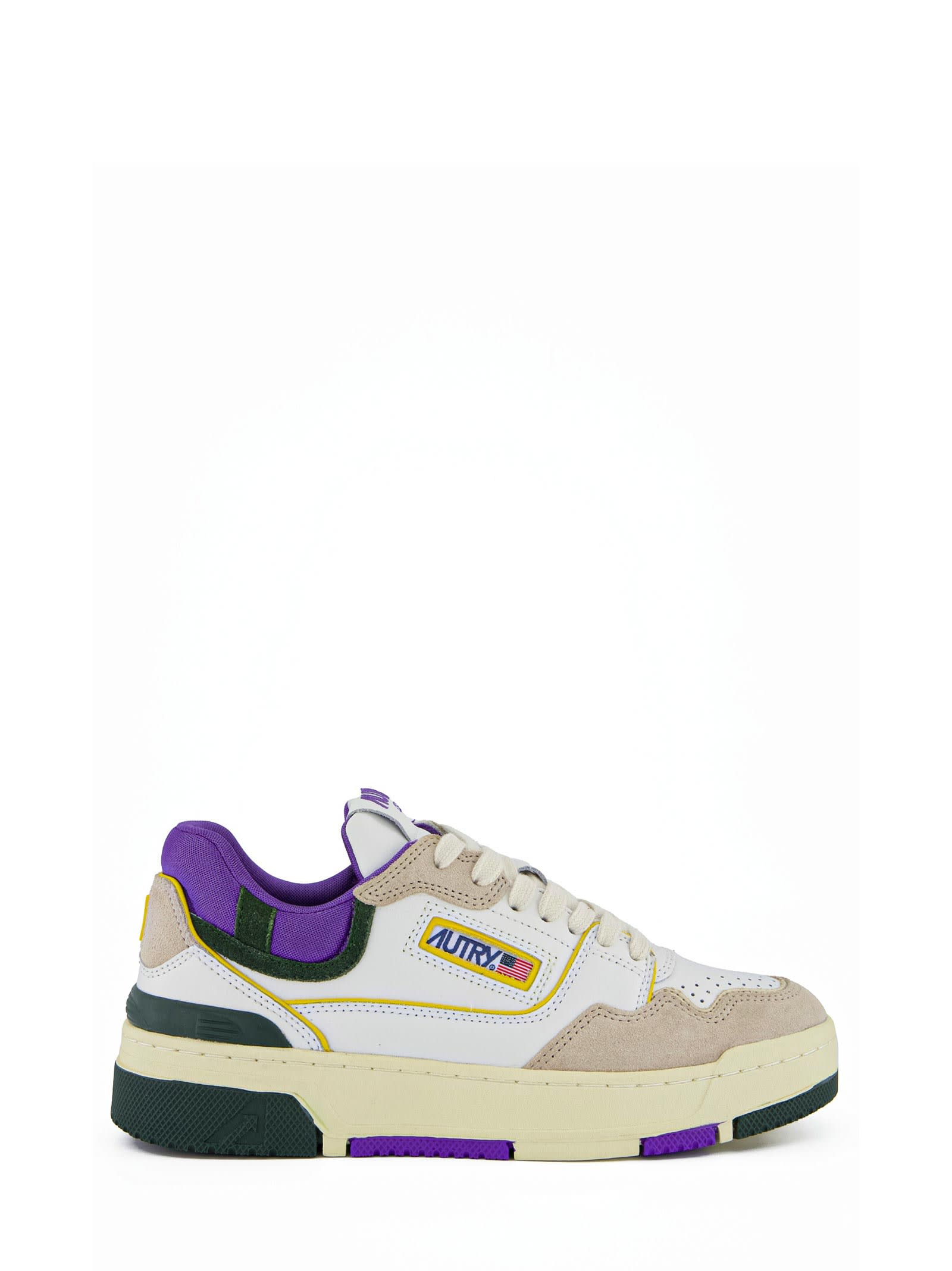 Shop Autry Clc Sneakers In White