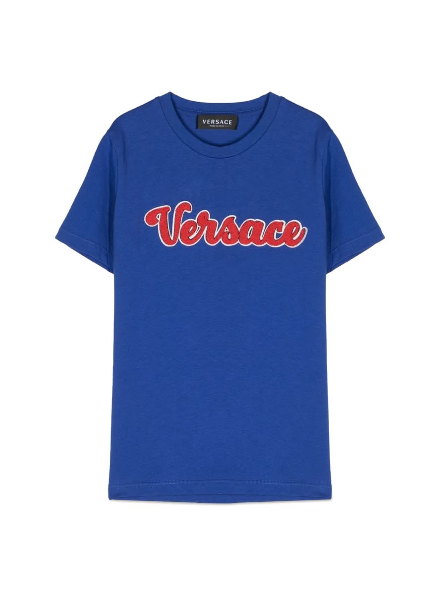 Versace Mc T-shirt In Blue