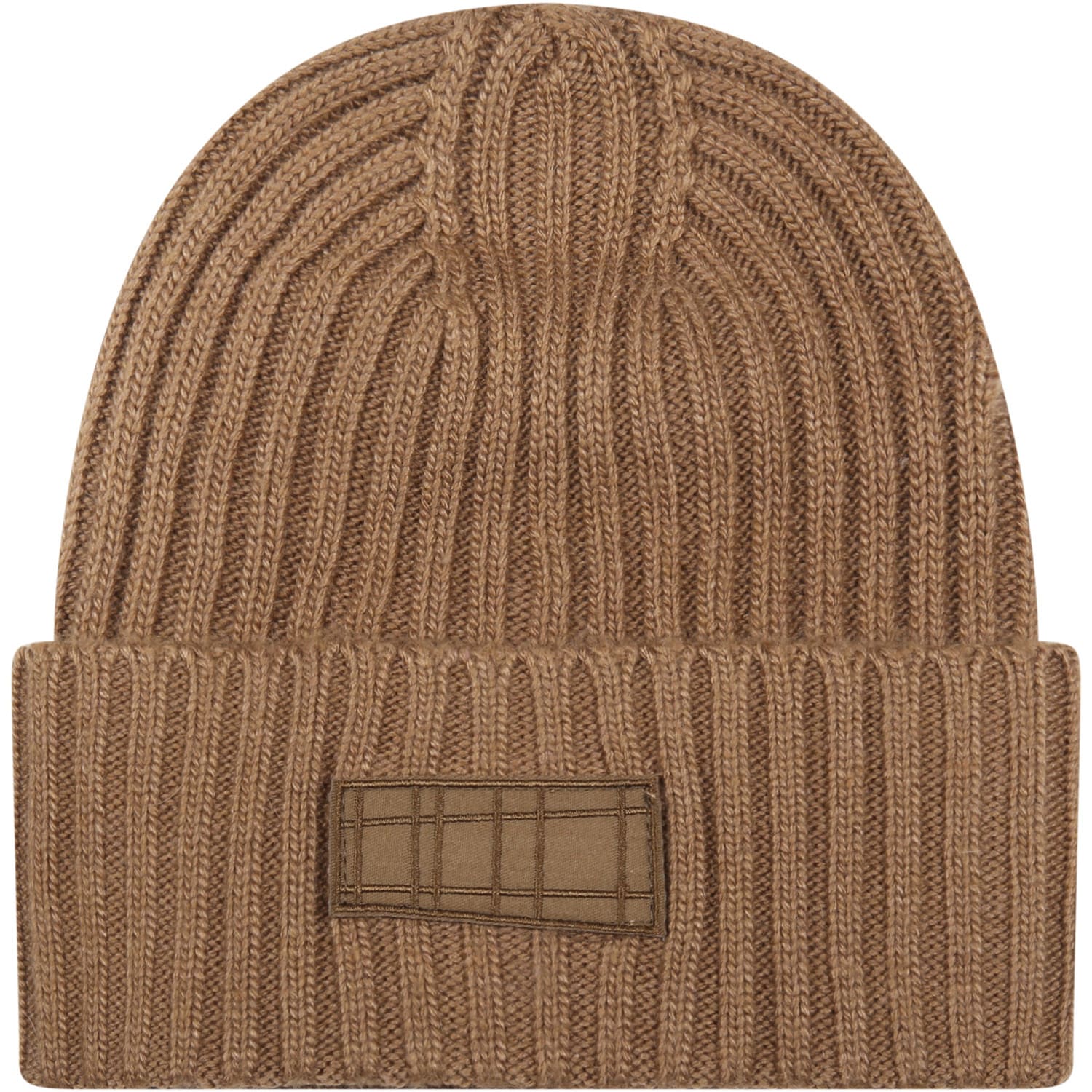 Molo Brown Hat For Kids With Patch Logo