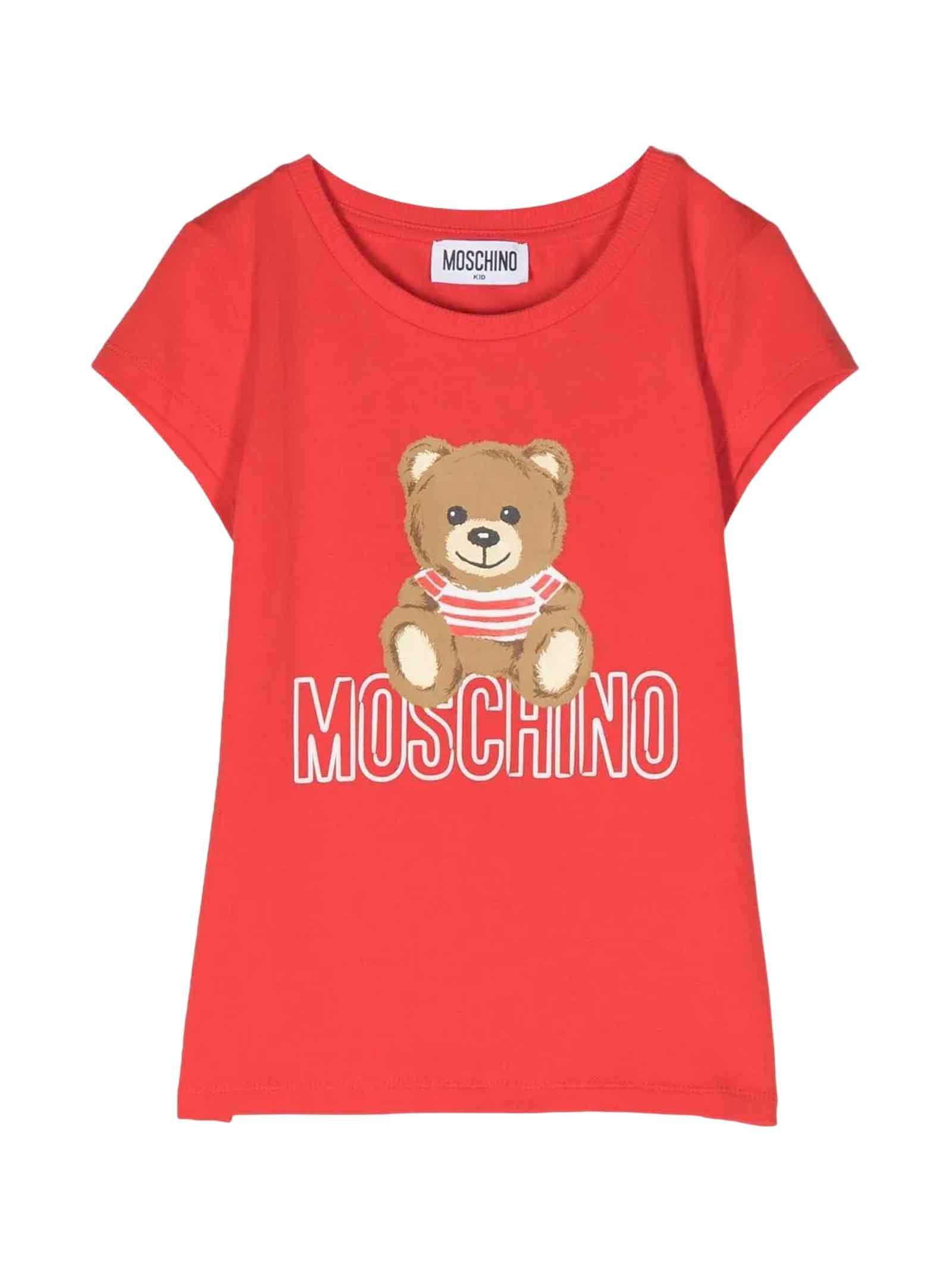 Moschino Red T-shirt Girl