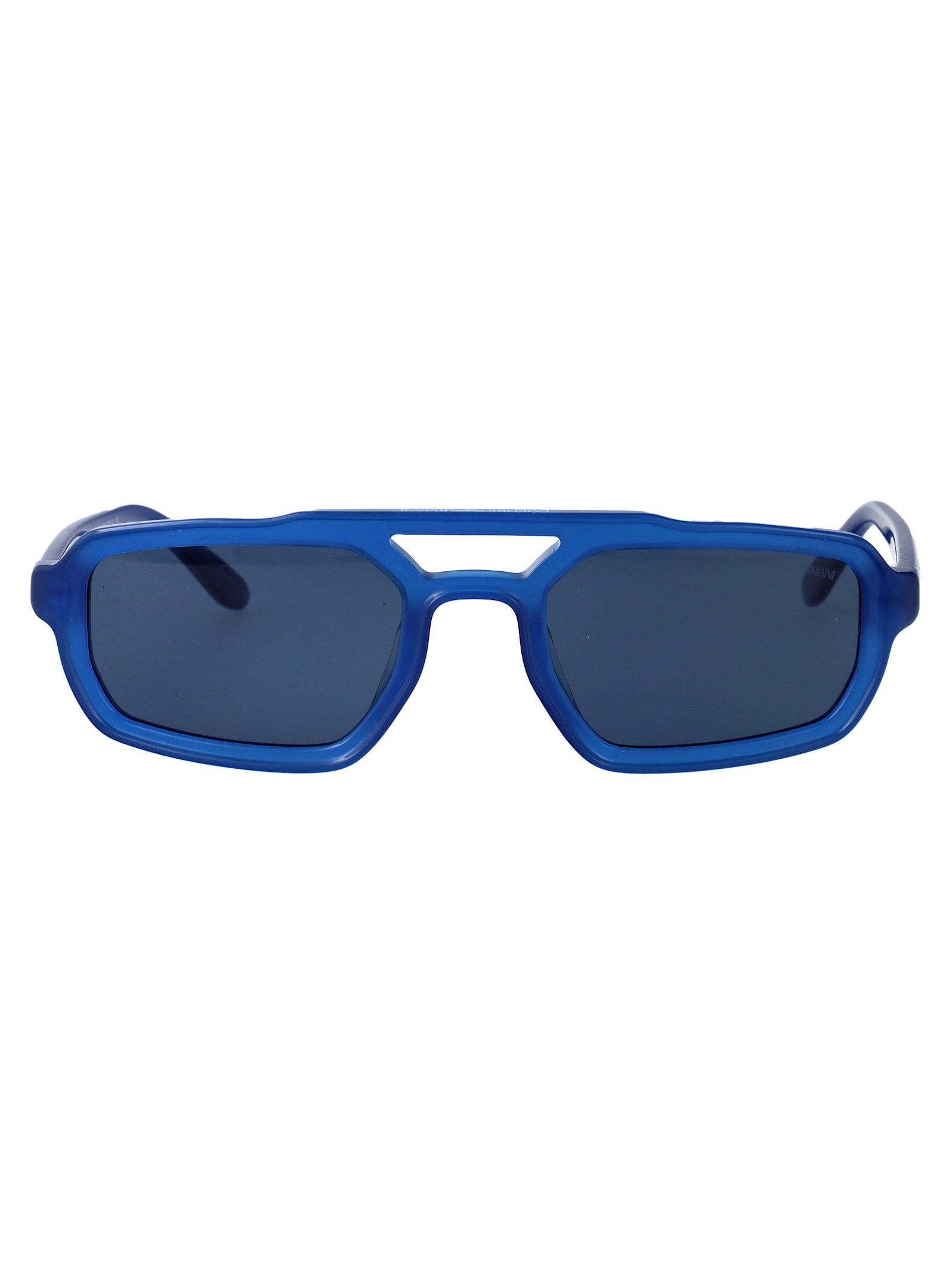 Emporio Armani Geometrical Sunglasses 0 Ea4240 U 620180 In Blue