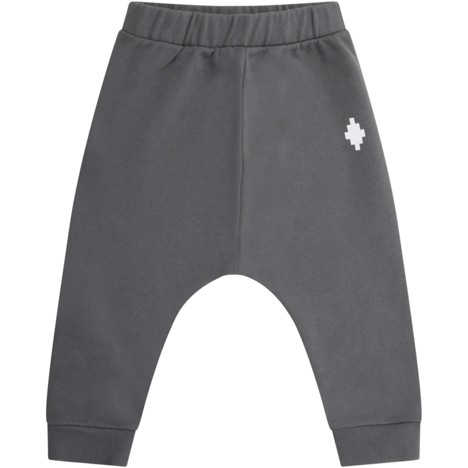 Marcelo Burlon Grey Sweatpants For Babyboy With Cross