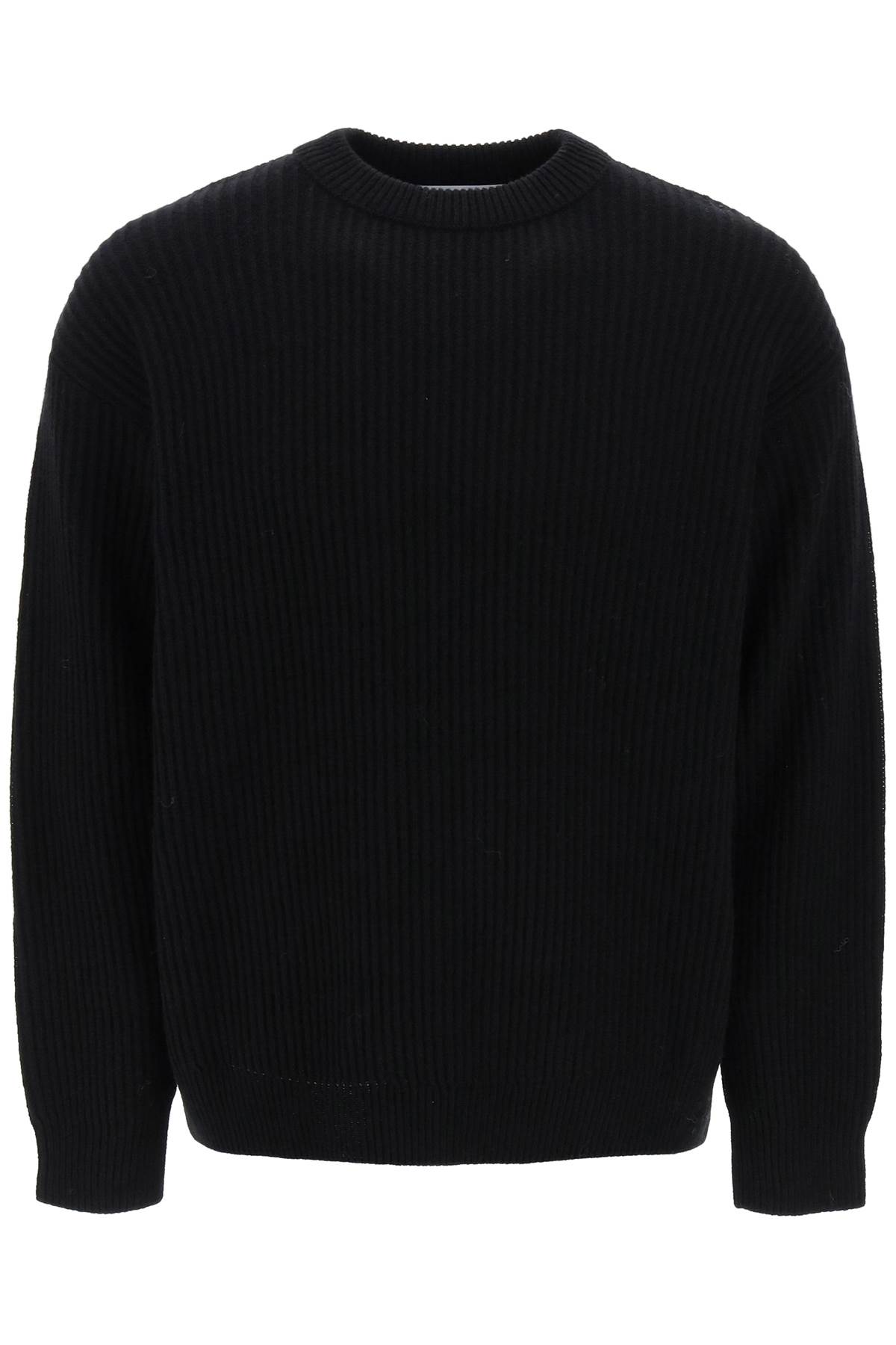 Shop Closed Recycled-wool Sweater In Black (black)
