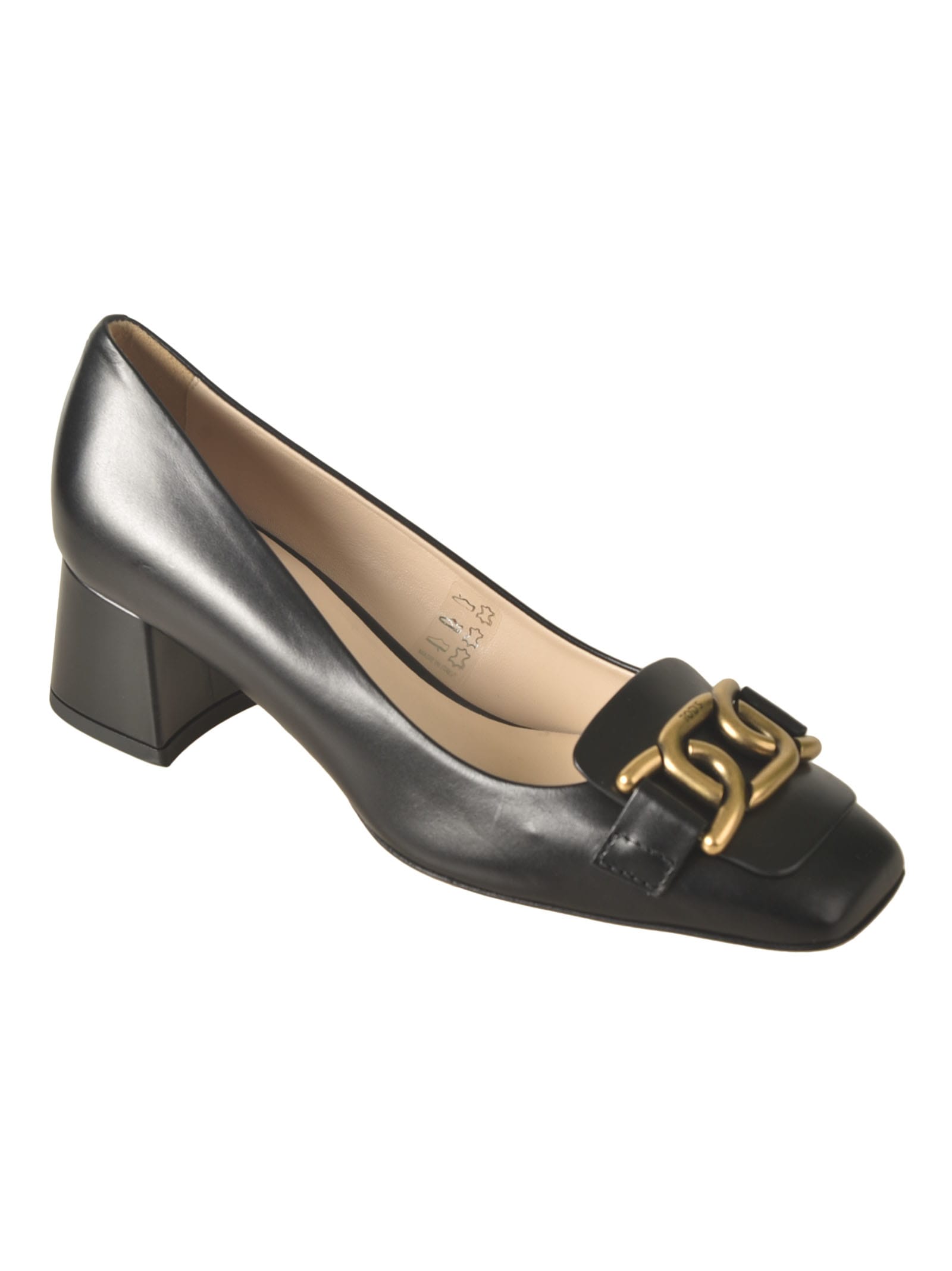 Shop Tod's T50 Quad Pumps In Nero