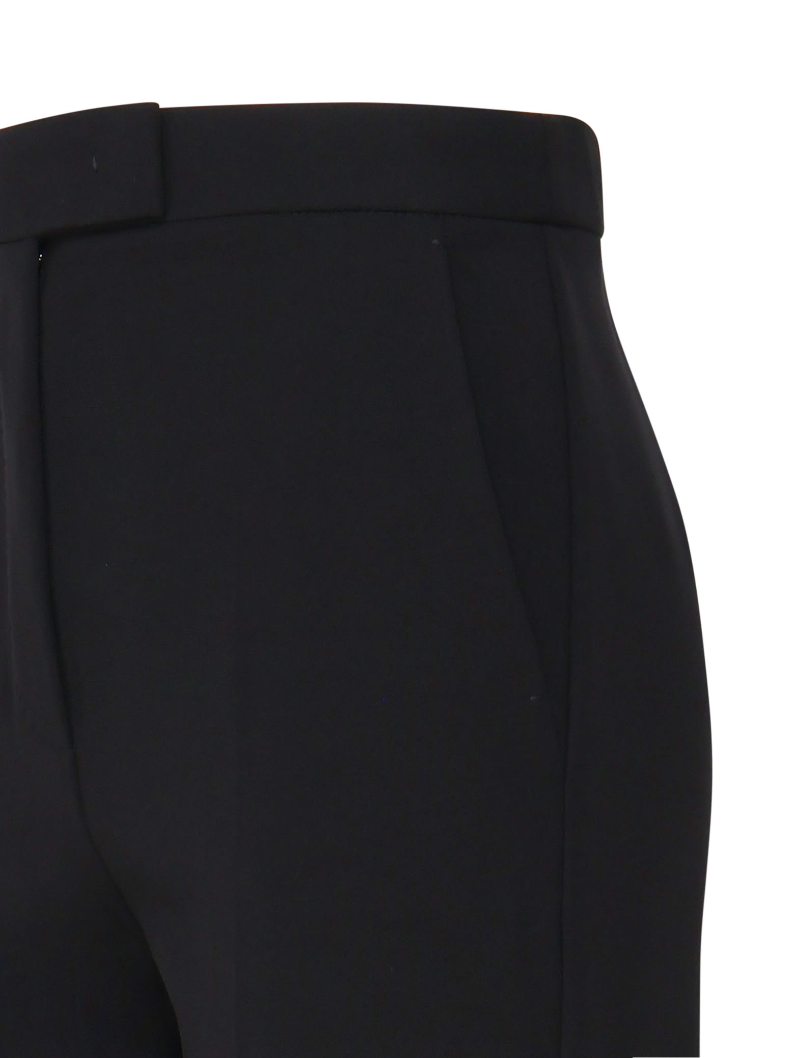 Shop Max Mara Norcia Jersey Pants In Black