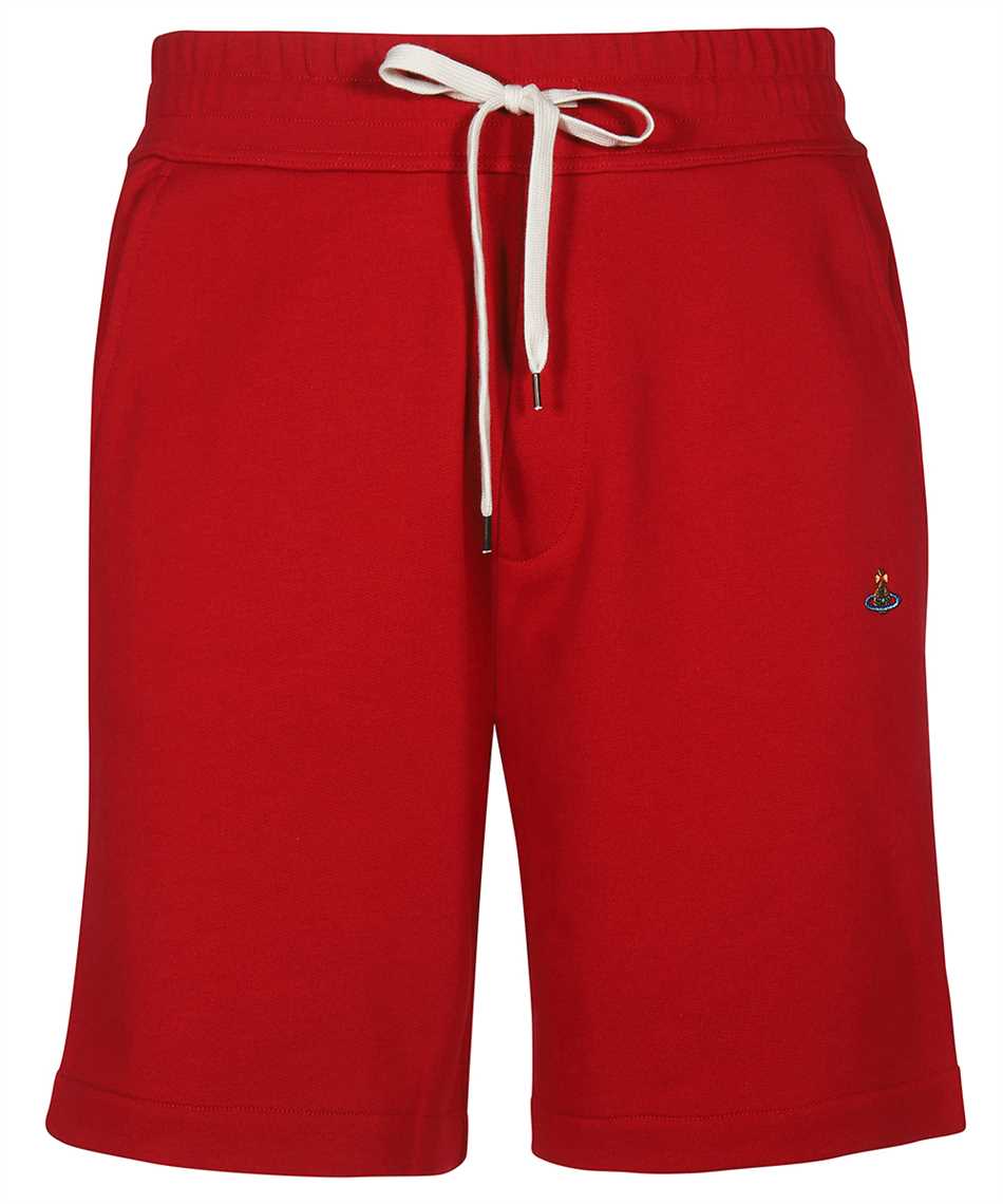 Shop Vivienne Westwood Cotton Bermuda Shorts In Red