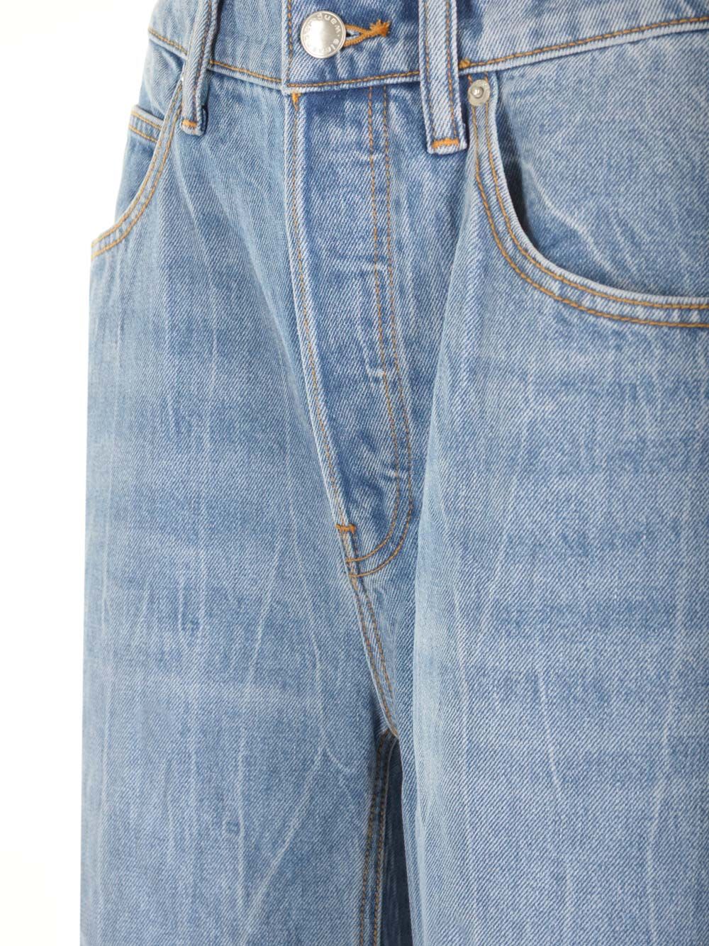 Shop Alexander Wang Oversized Jeans In Blue