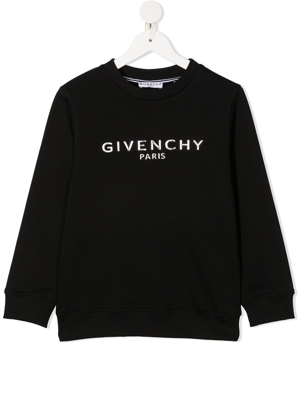 GIVENCHY COTTON SWEATSHIRT WITH LOGO,11857832