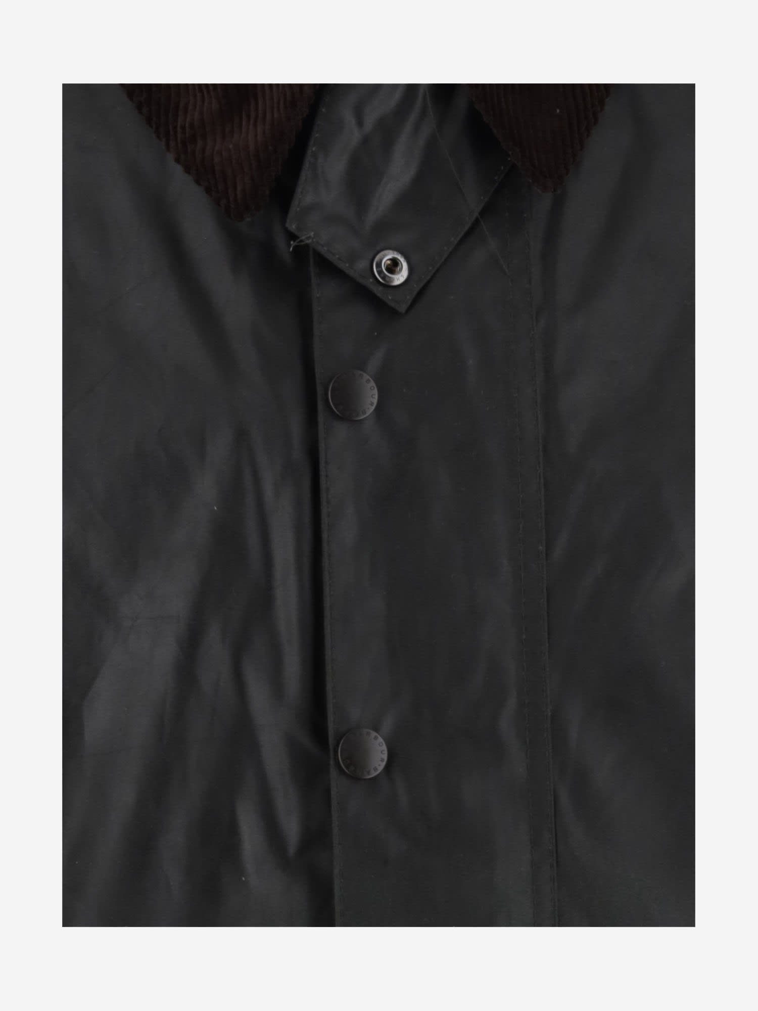 Shop Barbour Waxed Beaufort Jacket In Black