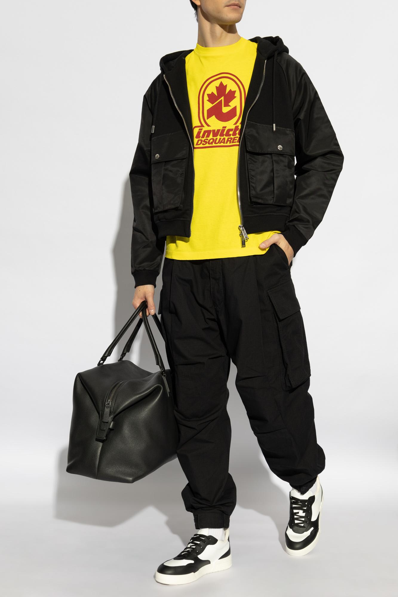 DSQUARED2 DSQUARED2 JACKET MADE FROM COMBINED MATERIALS