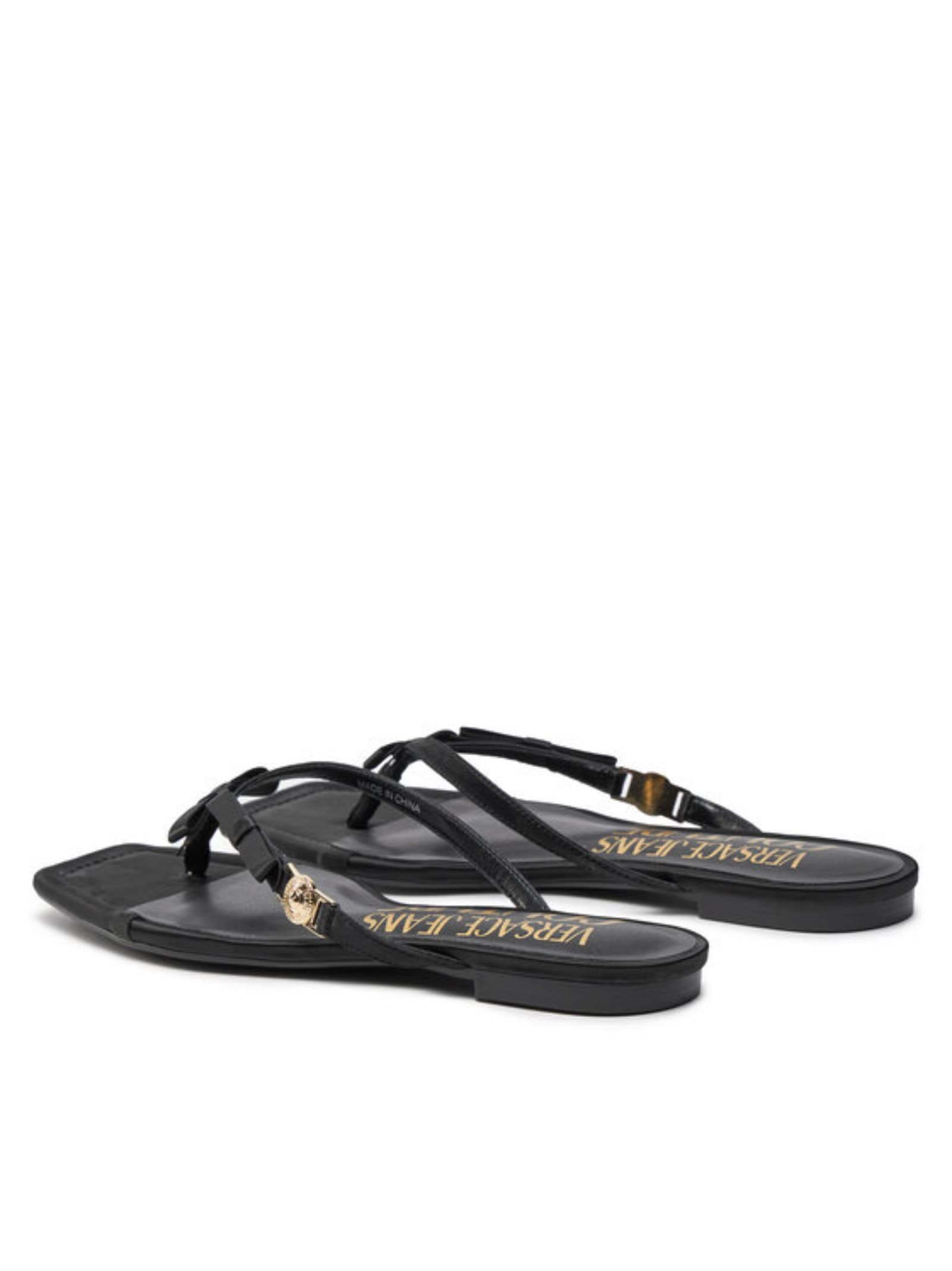 Versace Jeans Couture Sandals In Black