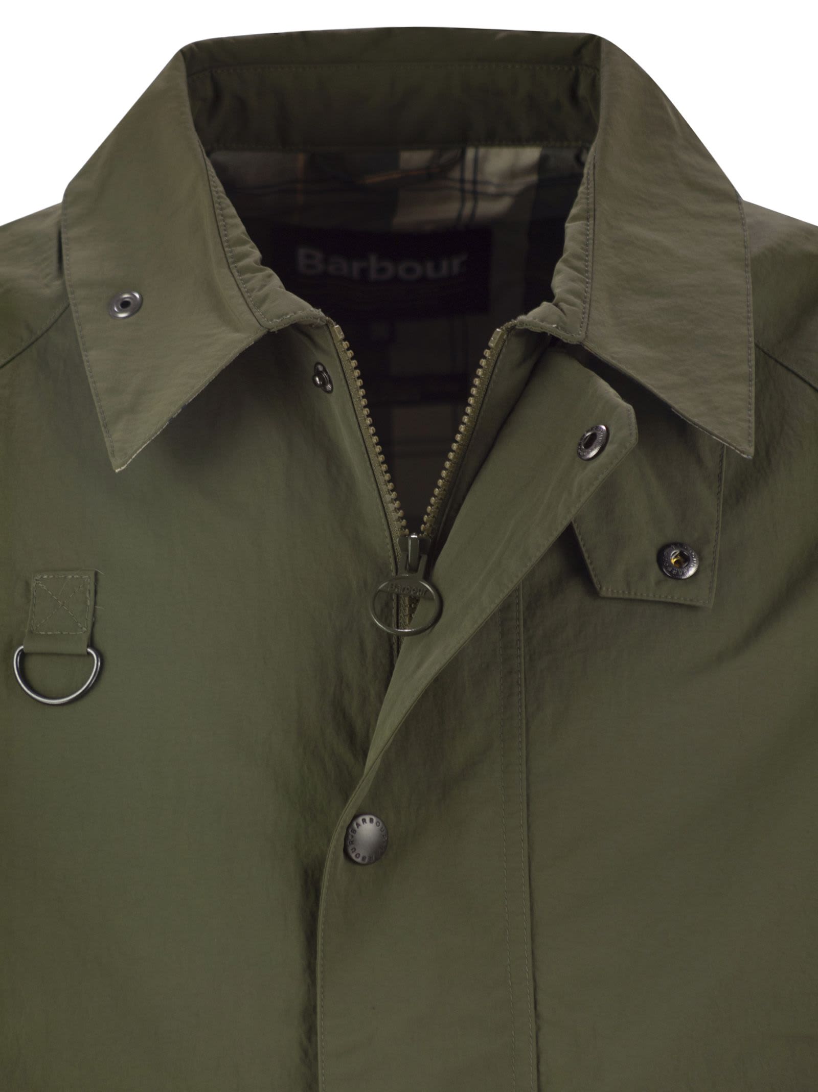 BARBOUR SPEY - LIGHTWEIGHT JACKET WITH TARTAN LINING