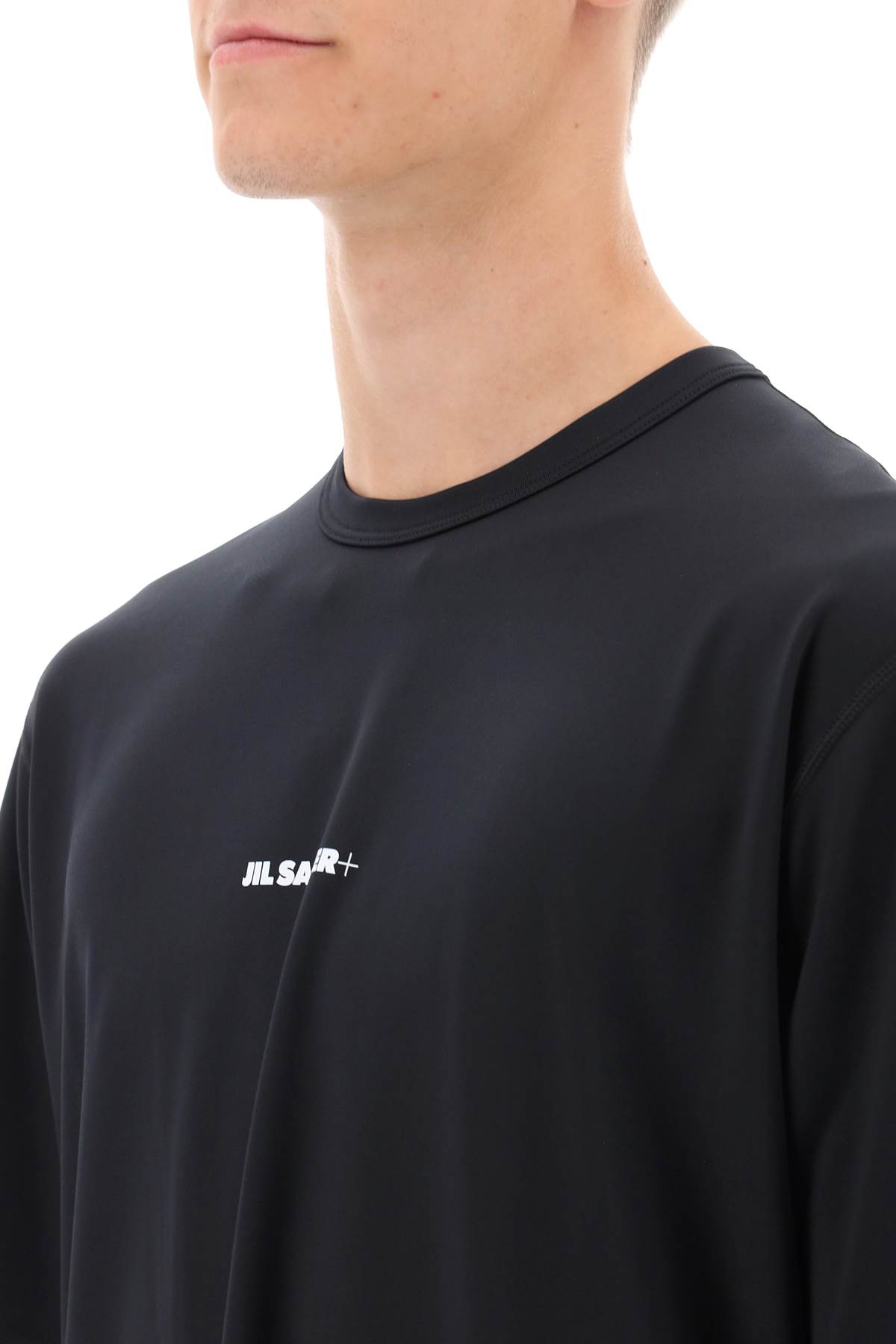 Shop Jil Sander Activewear Running T-shirt In Recycled Jersey