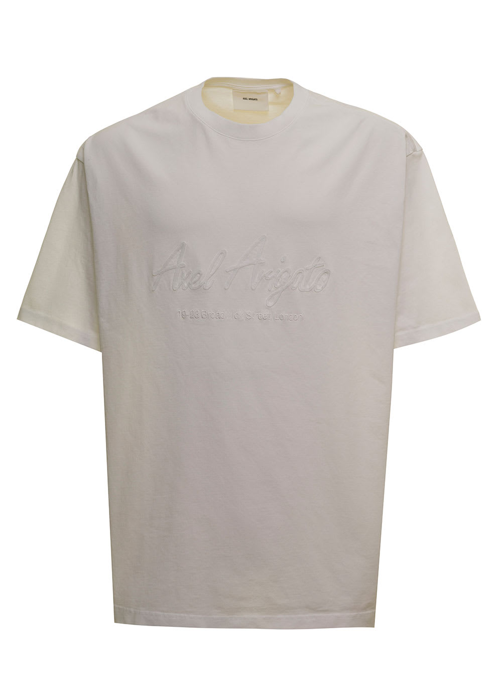 Axel Arigato White Cotton T-shirt With Logo