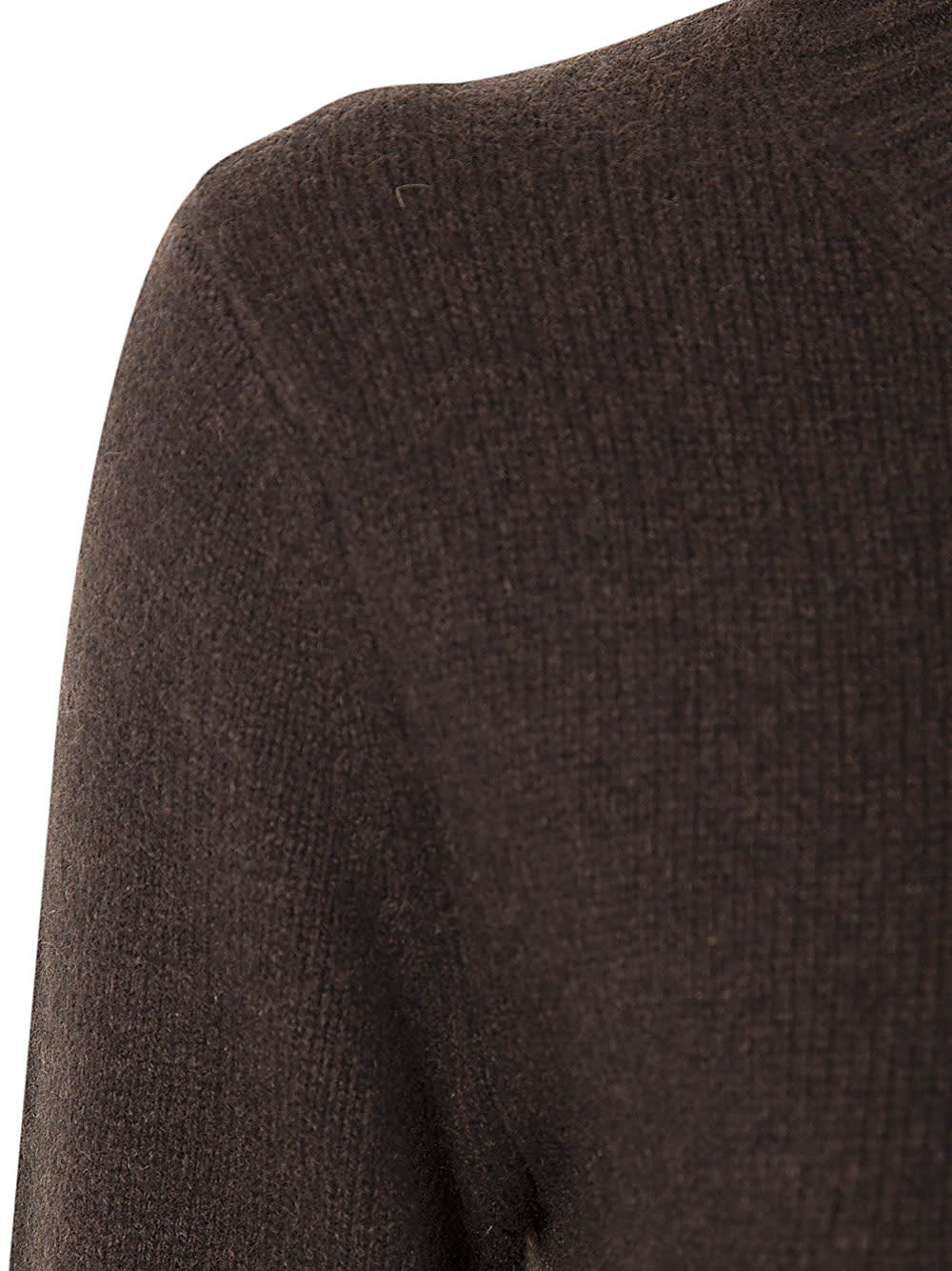 Shop Ami Alexandre Mattiussi Slim Tonal Adc Sweater In Dark Coffee