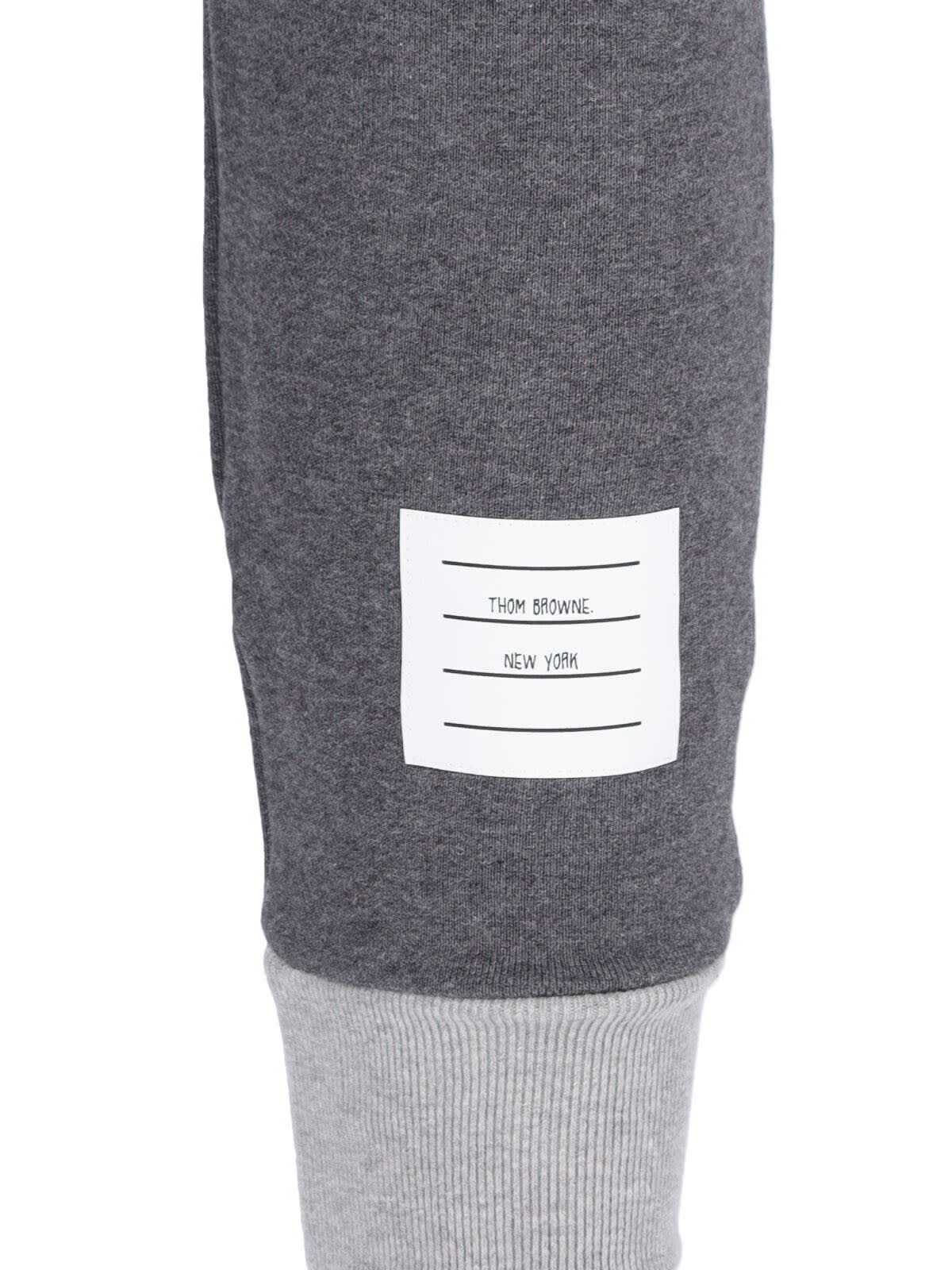 Thom Browne Trousers Block Design Striped Detail In Multi