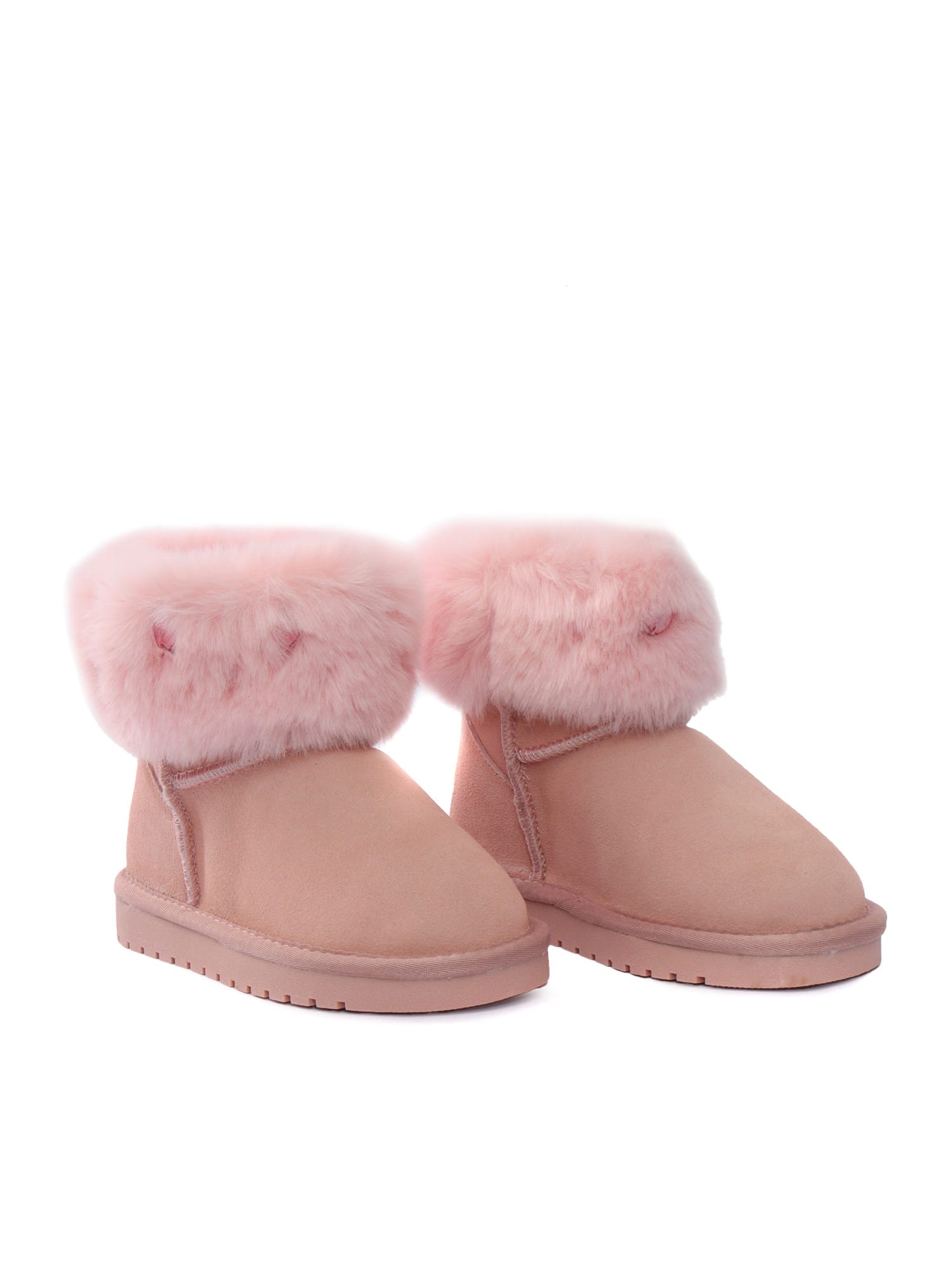 Monnalisa Boots With Rhinestones In Pink