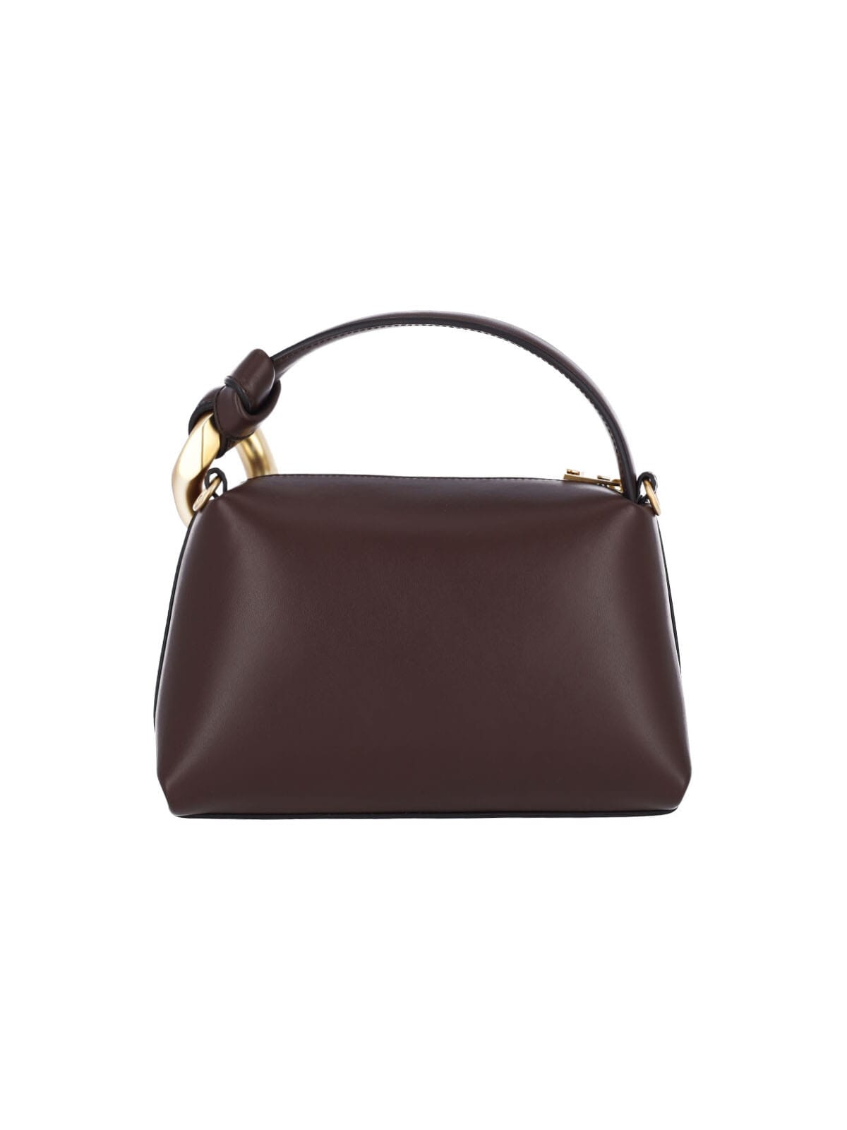 Jw Anderson Corner Small Shoulder Bag In Burgundy