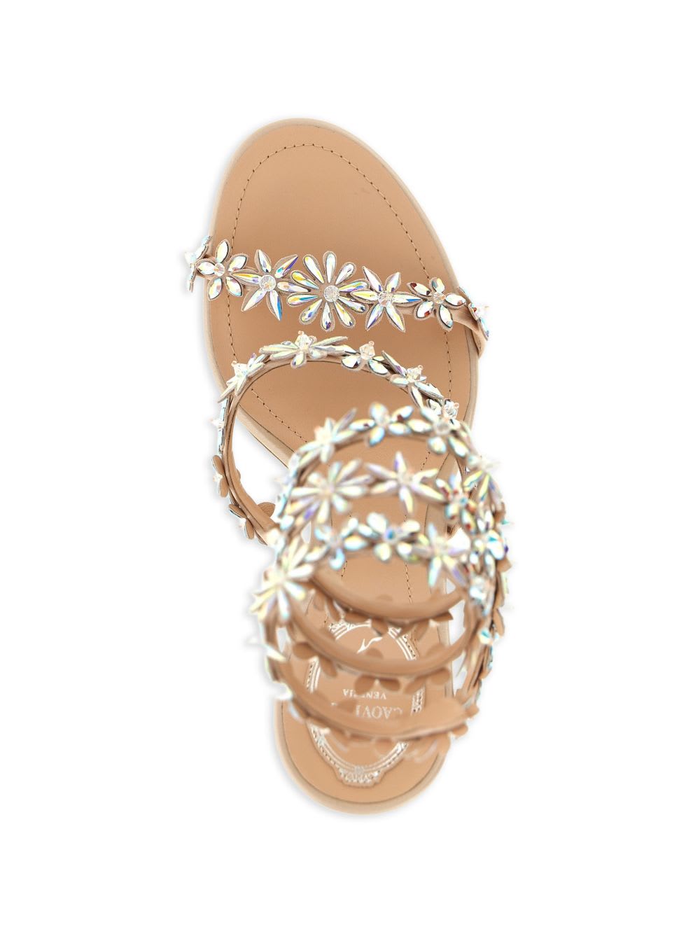 René Caovilla Flat Sandal Rene Caovilla Woman Color Pink In Multi