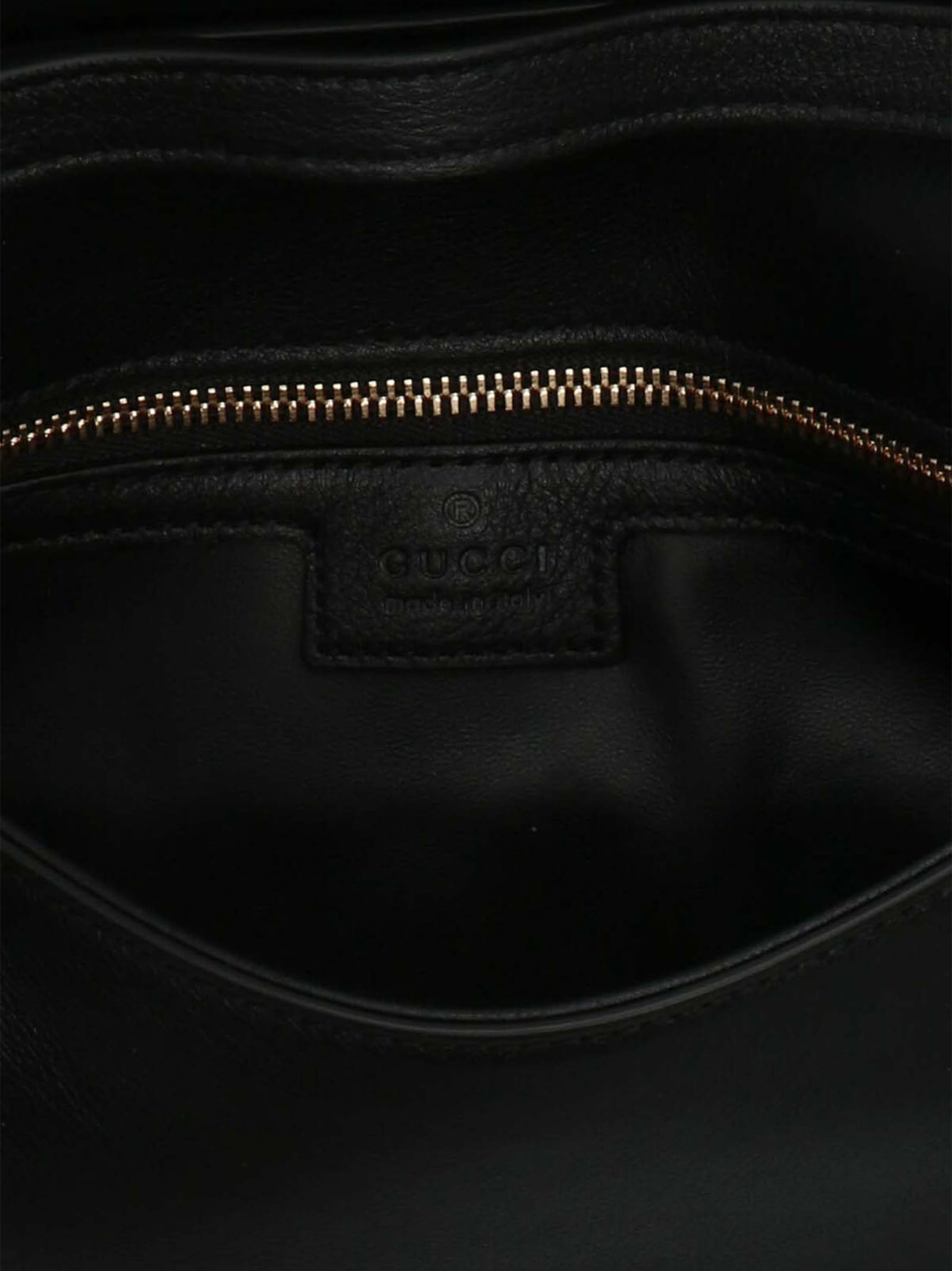 Shop Gucci Blondie Shoulder Bag In Nero