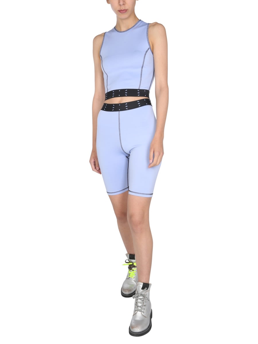 Shop Mcq By Alexander Mcqueen Sporty Top In Lilac