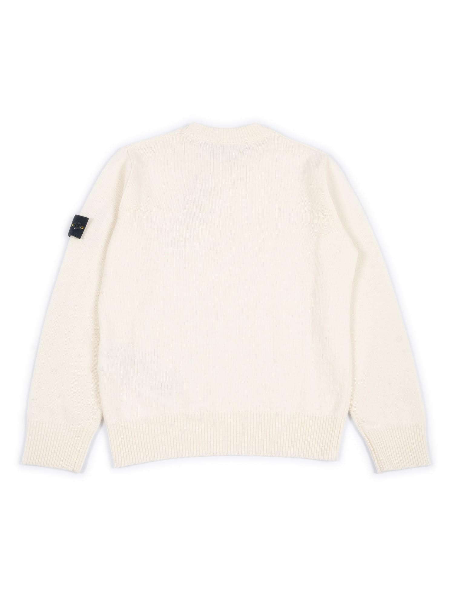 Stone Island Compass Badge Sweatshirt In Neutral