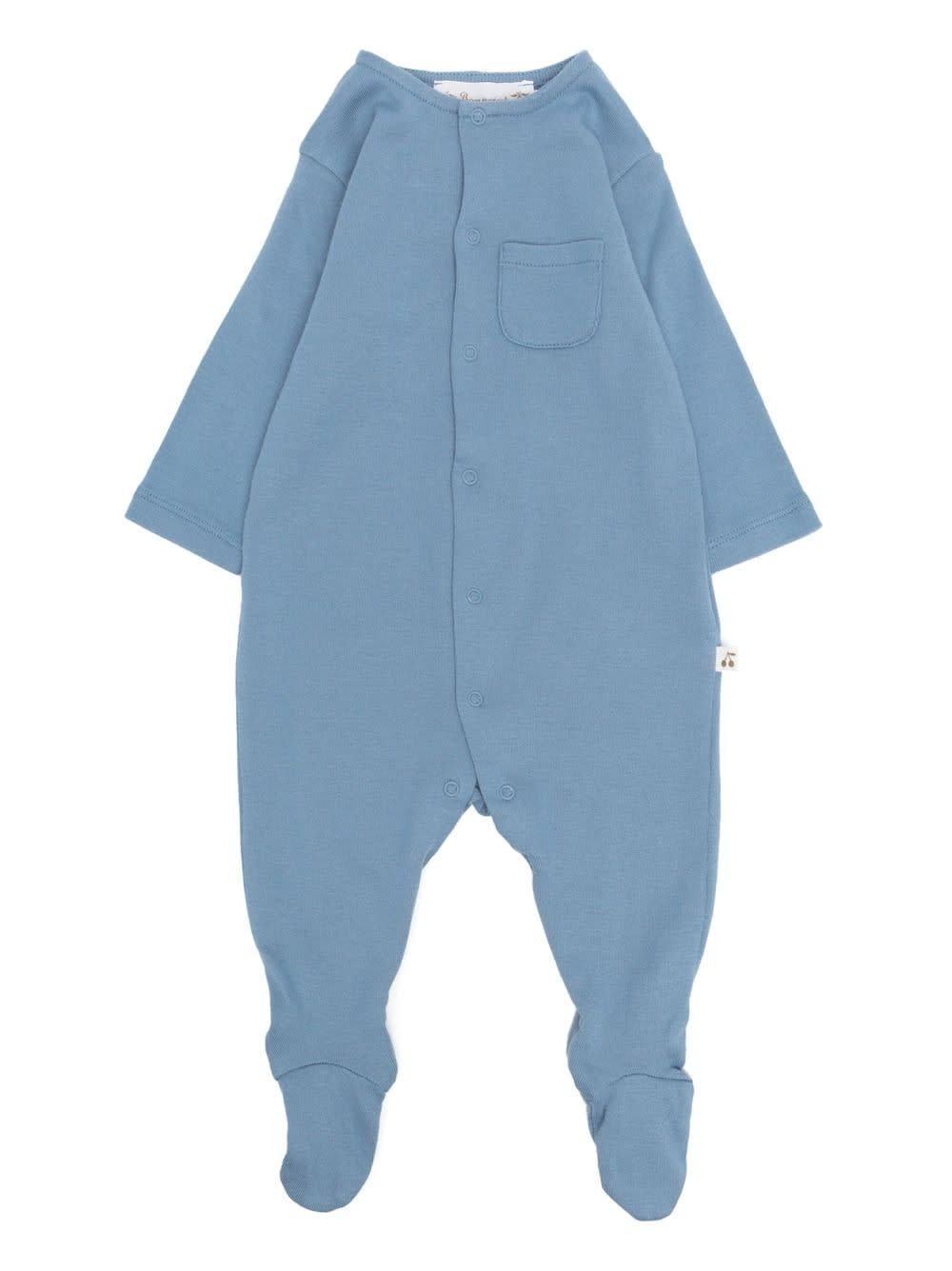 Shop Bonpoint Cosima Pajamas Set In Northern Blue
