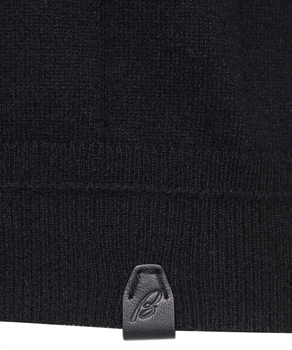 Brioni Crew-neck Cashmere Sweater In Black