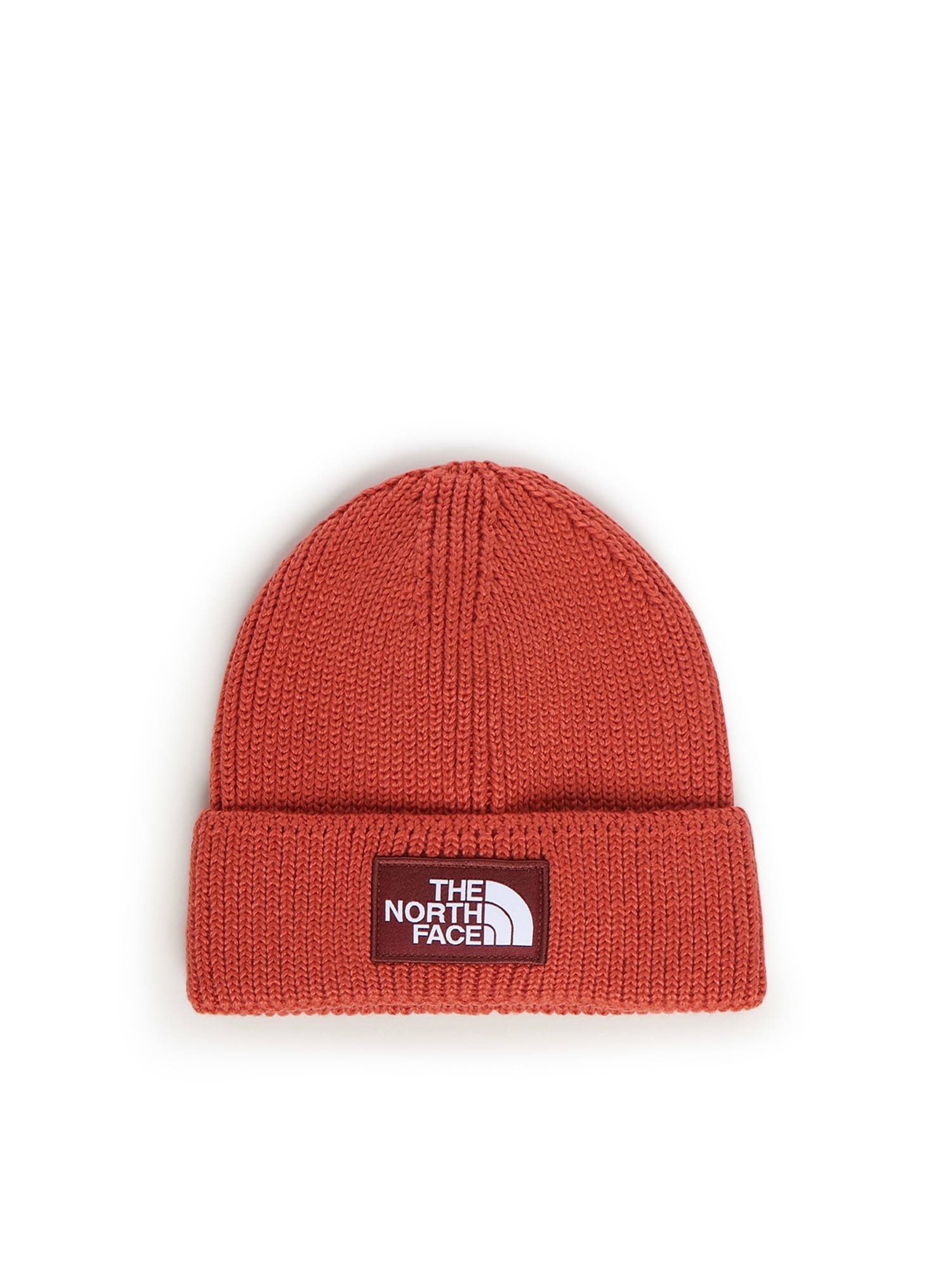 The North Face Logo Cap In Orange