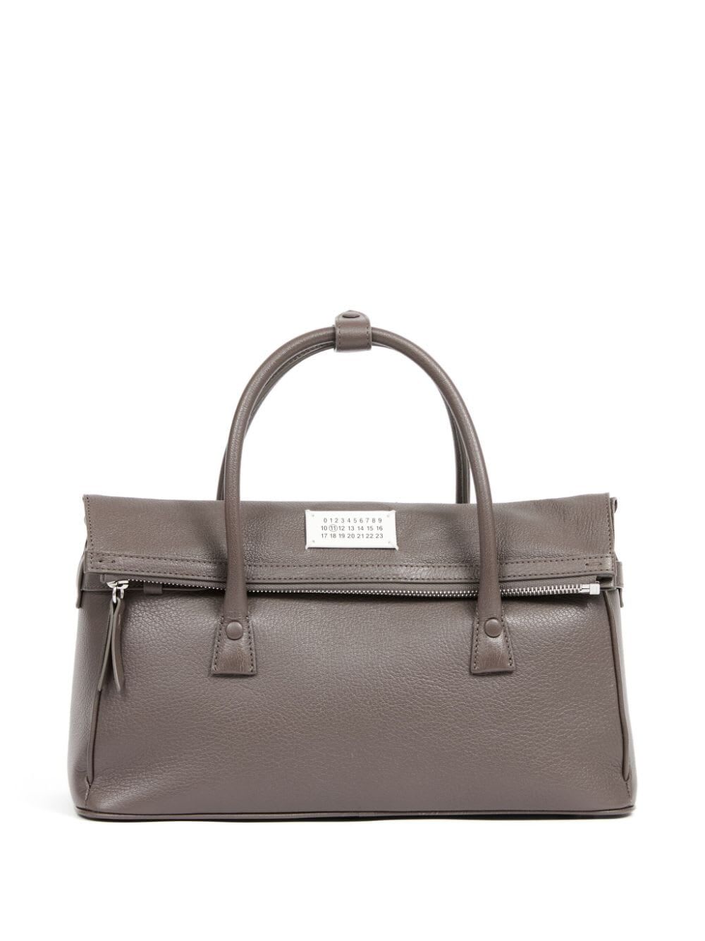 Shop Maison Margiela 5ac Handbag Est West In Elephant