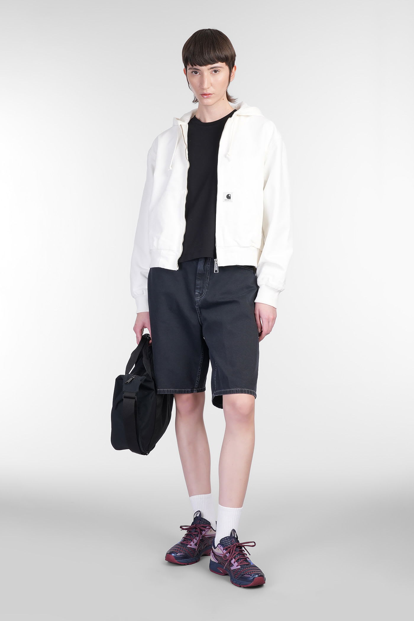 Carhartt Og Active Jacket Casual Jacket In White Cotton In White