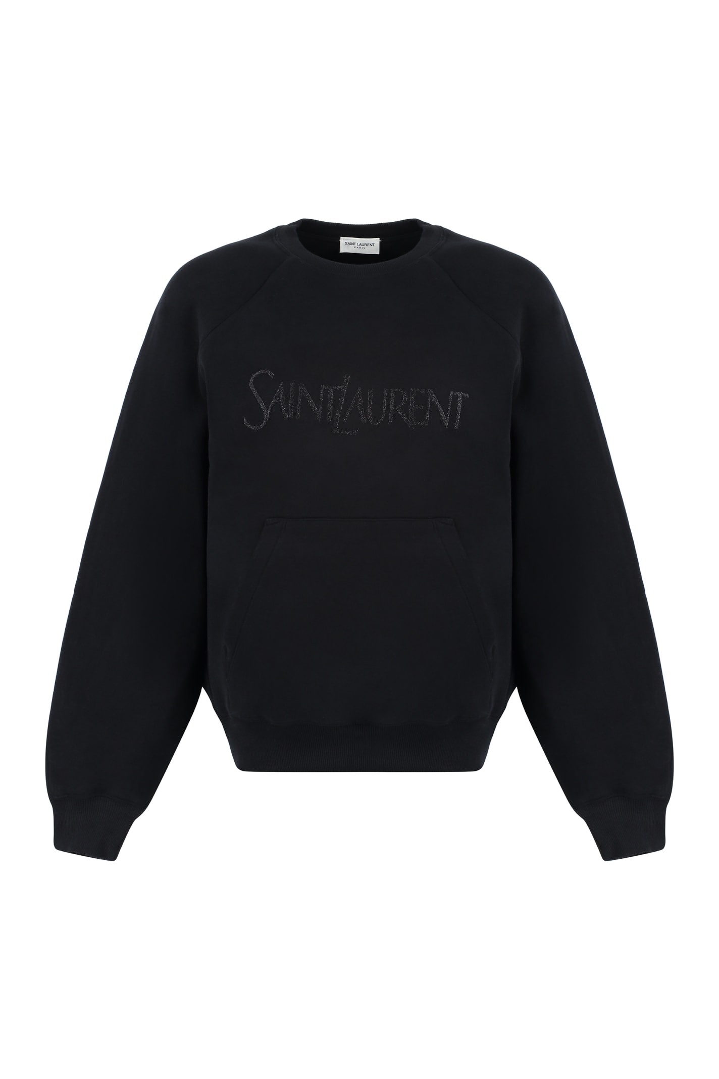 Embroidery Logo Crewneck Sweatshirt - Black — Souletiquette