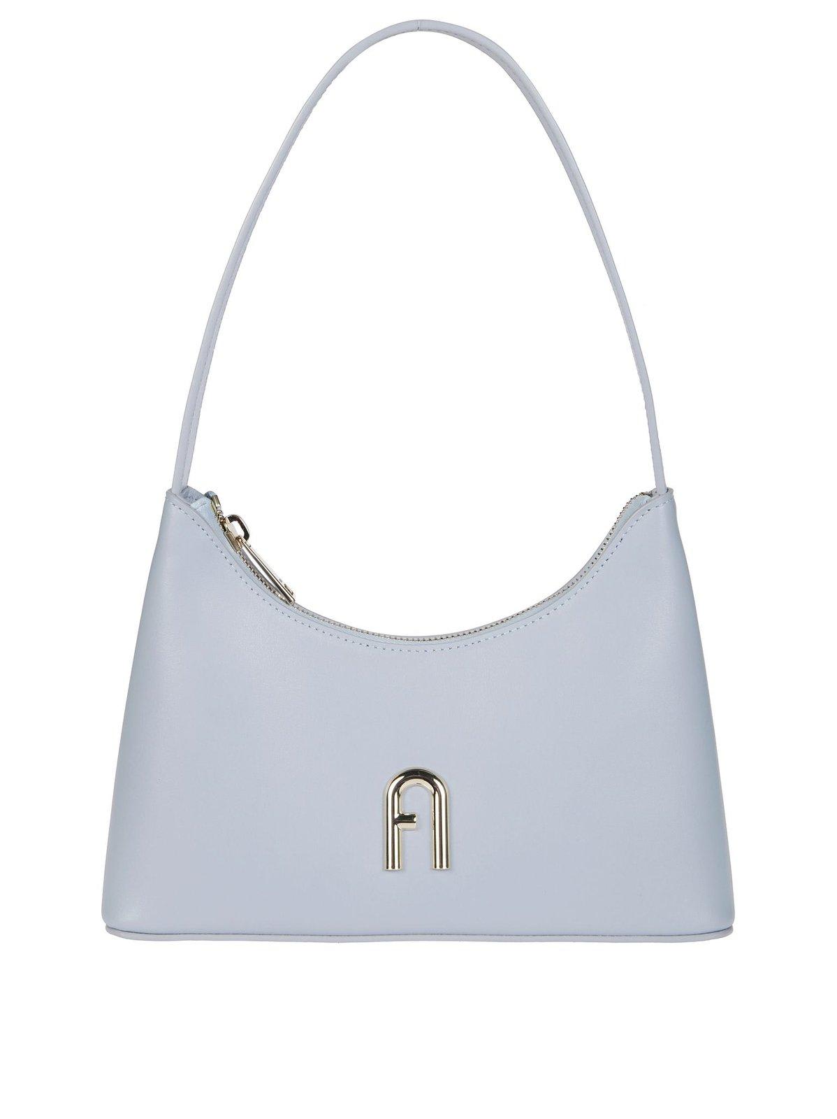 Diamante Logo Plaque Mini Shoulder Bag