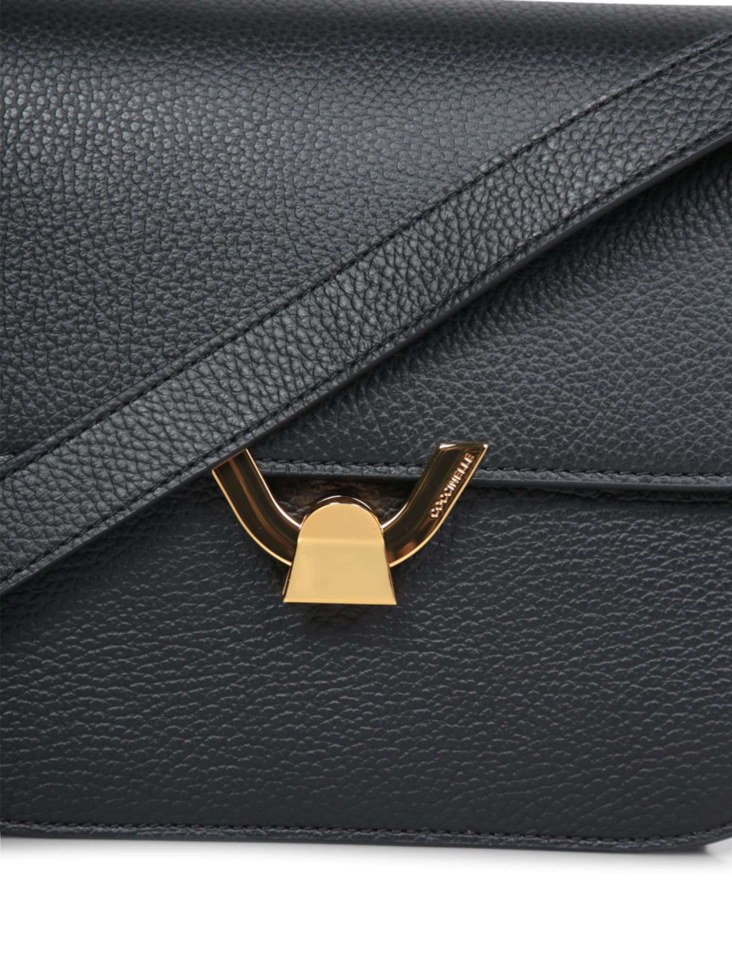 Shop Coccinelle Dew Medium Black Bag