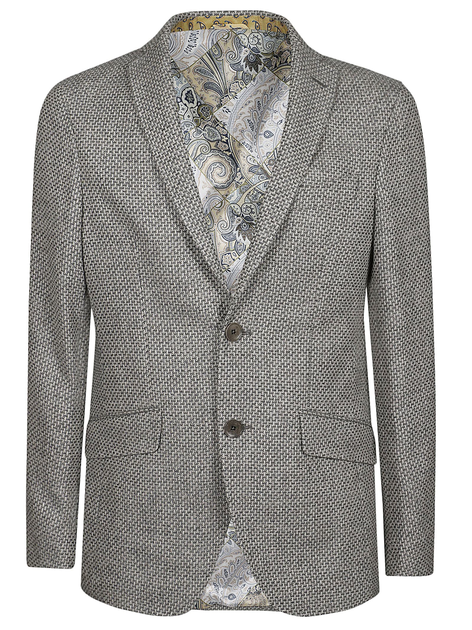 Shop Etro Roma Jacket In Grigio