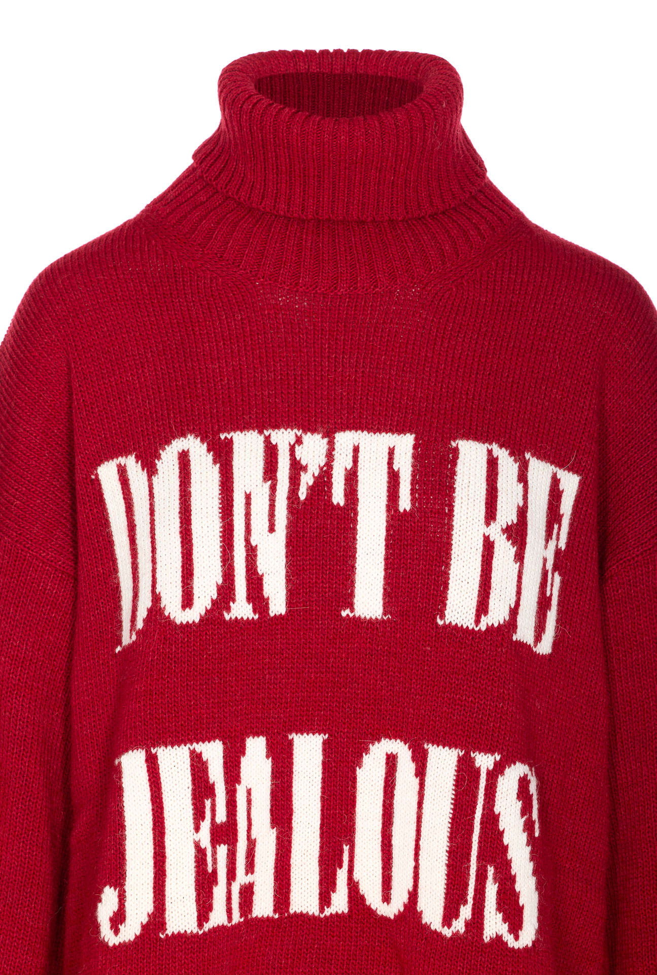 Aniye By High Collar Long Sleeve Sweater In Red