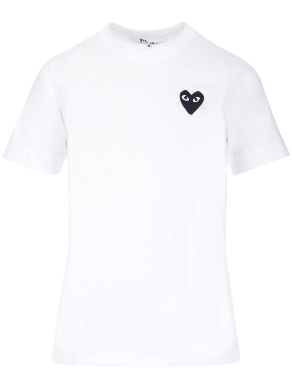 Comme des Garçons Play T-shirt With Small Black Heart