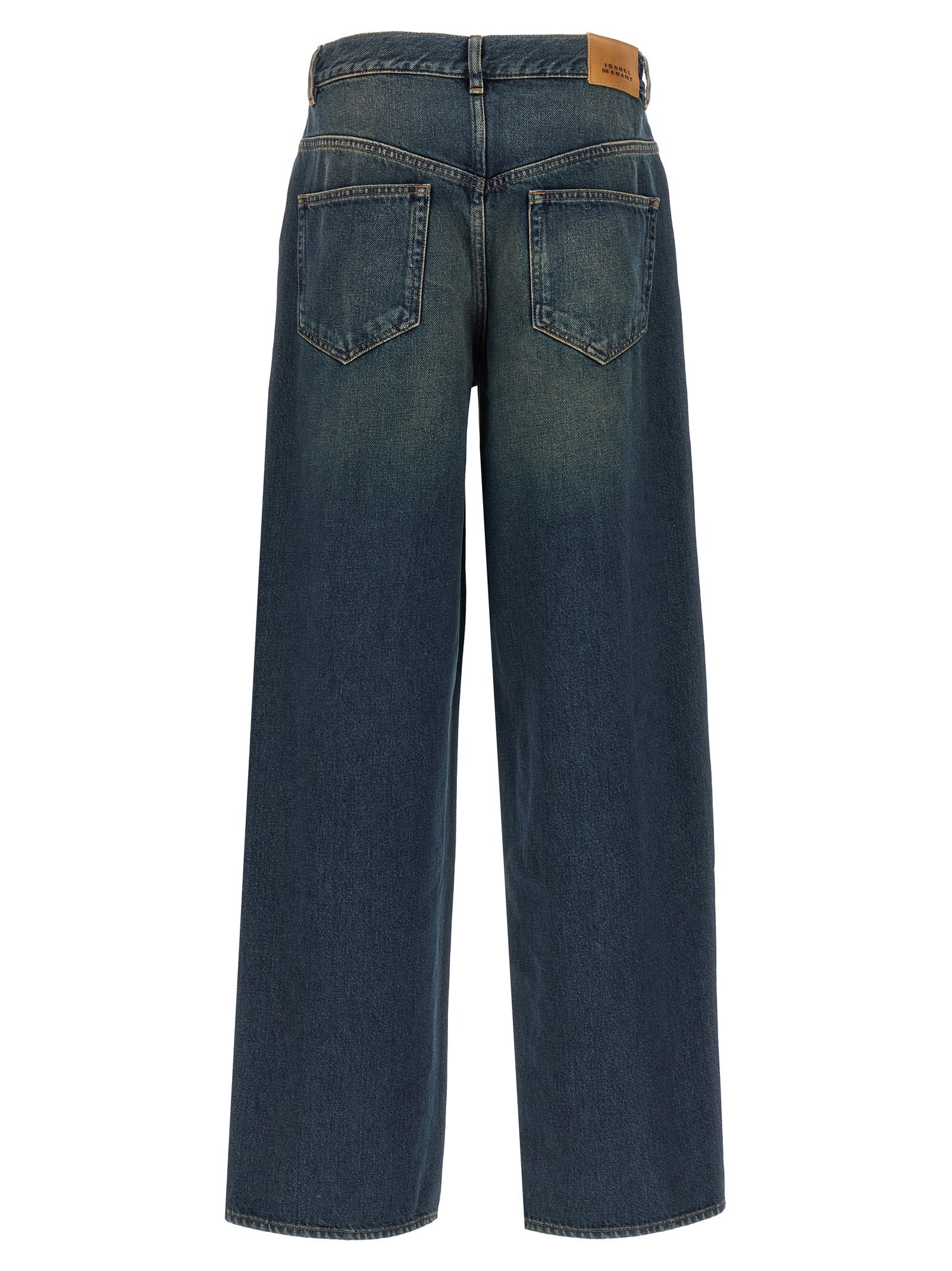 Shop Isabel Marant Joanny Jeans In Blue