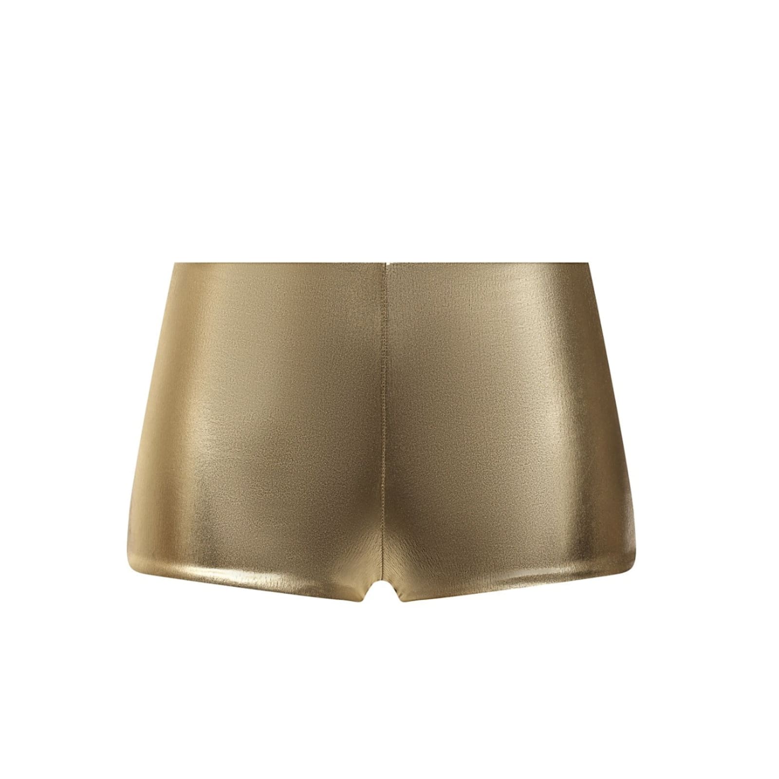 Shop Saint Laurent Shorts In Gold