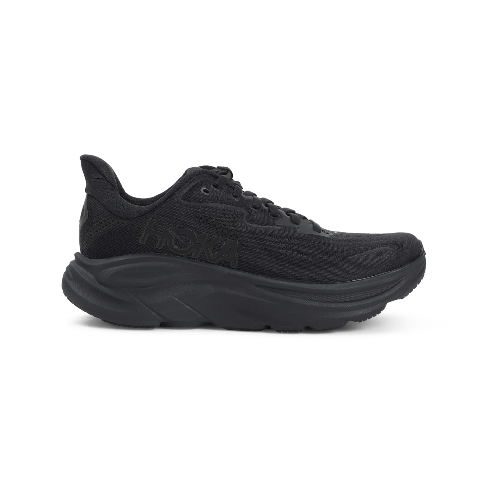 Hoka One One Textile Black Sneakers In Black