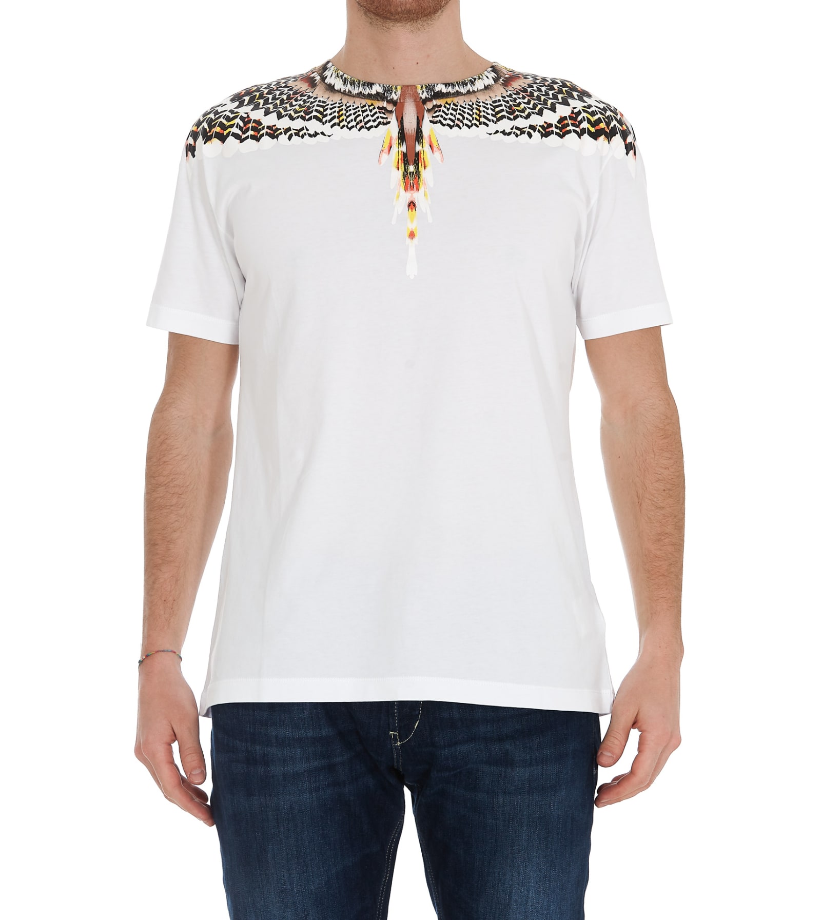MARCELO BURLON COUNTY OF MILAN GRIZZLY WINGS T-SHIRT,CMAA018S21JER002 0118