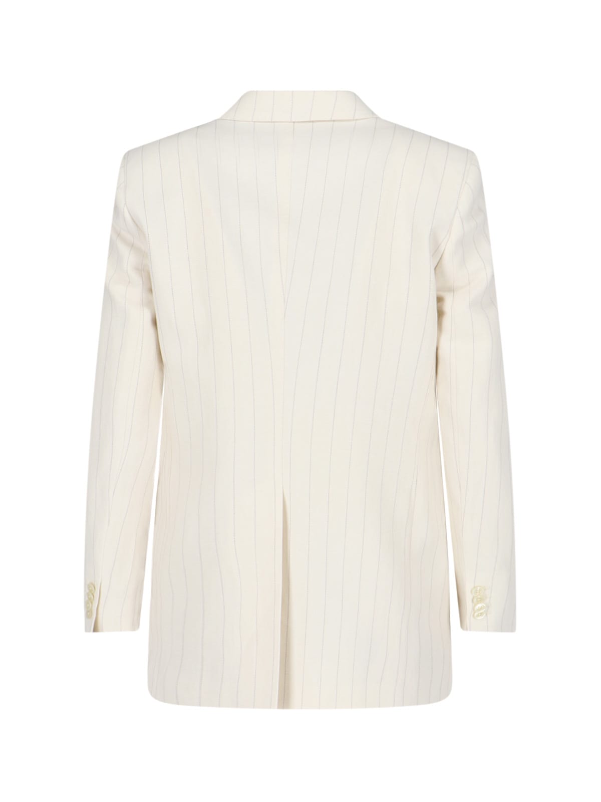 Shop Tagliatore Double-breasted Suit In White