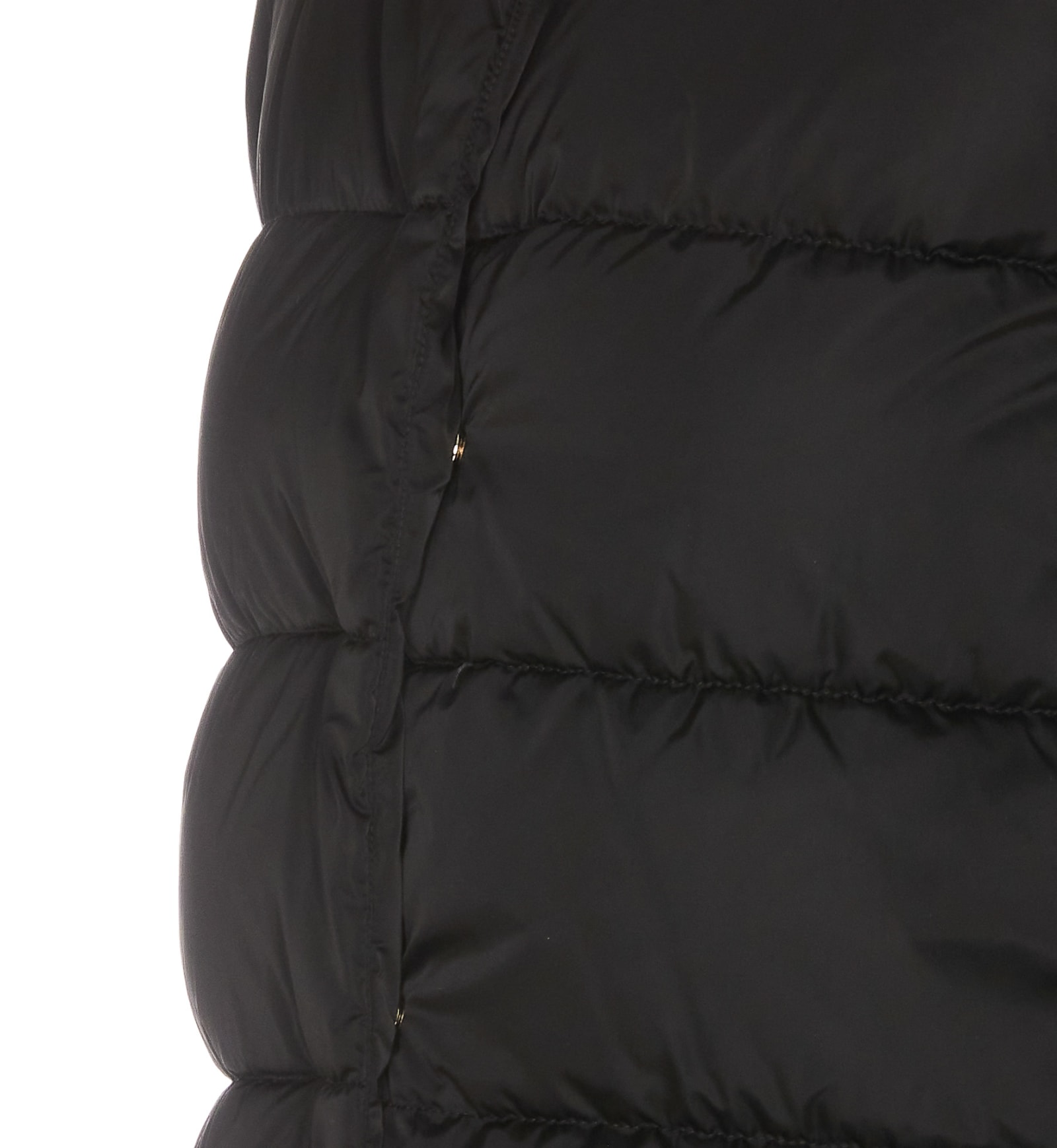 Shop Herno A-shape Down Jacket In Nero