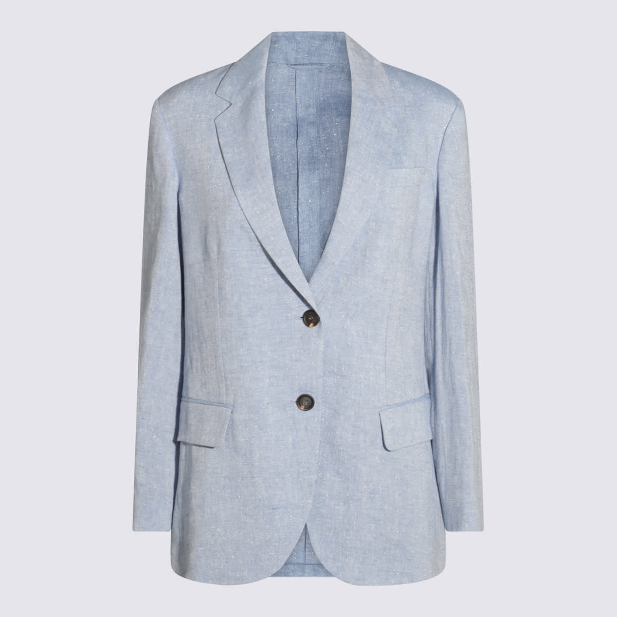 Light Blue Linen Blazer