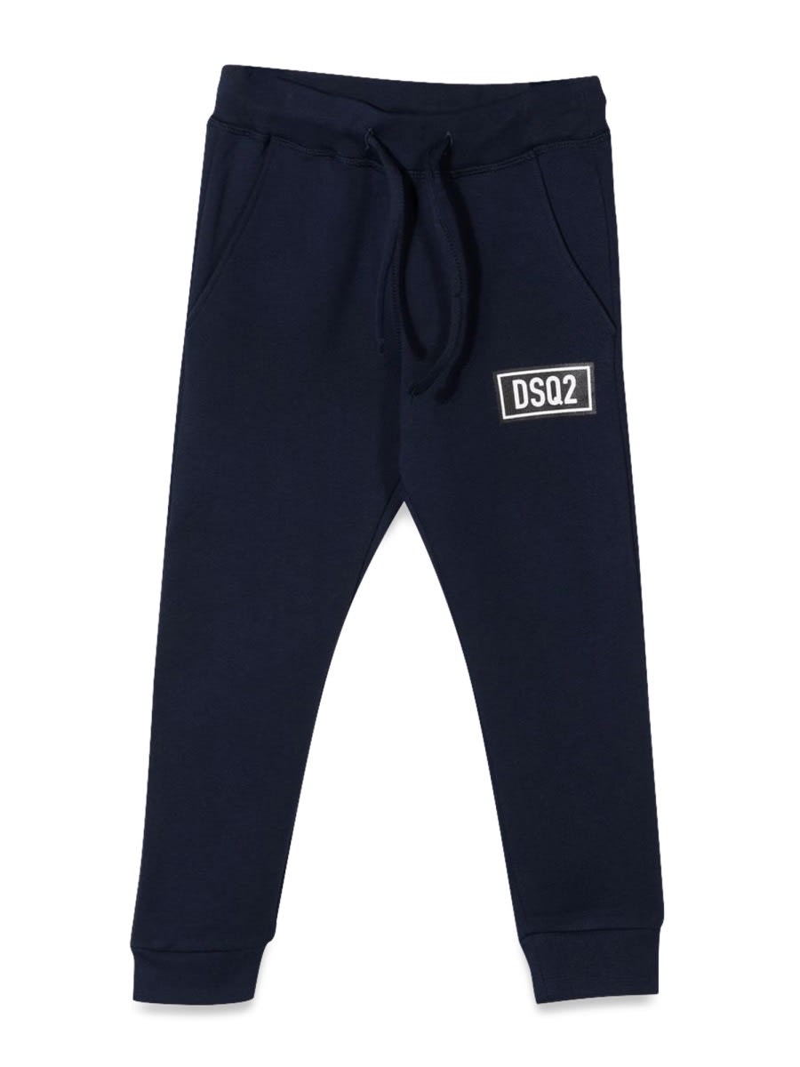 Dsquared2 Kids' Pantaloni In Blue