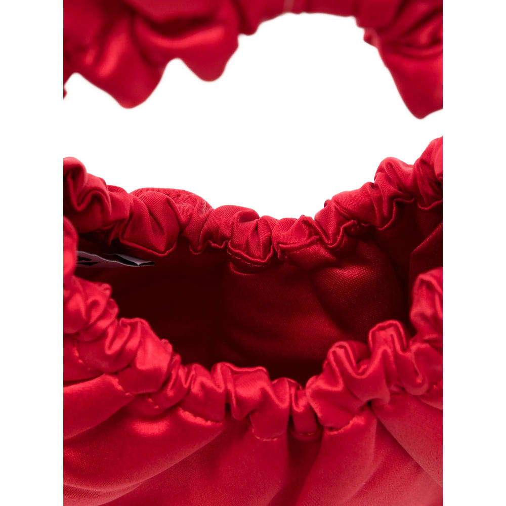 Vivetta Heart-shaped Tote Bag In Red