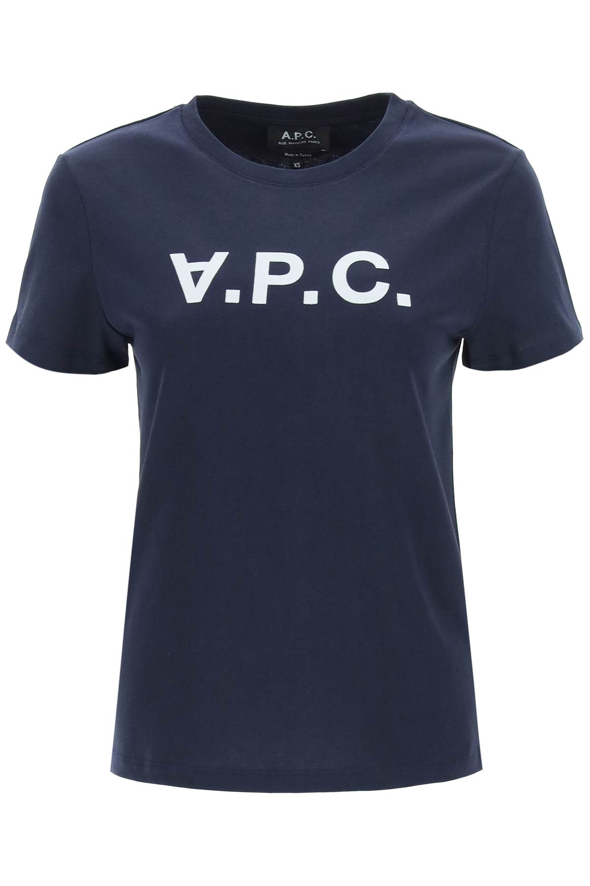 T-shirt With Flocked Vpc Logo