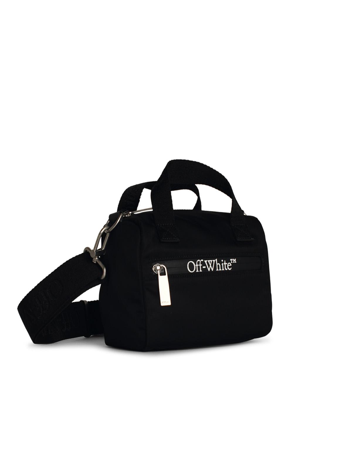 Shop Off-white Weekender Mini Bag In Black Nylon