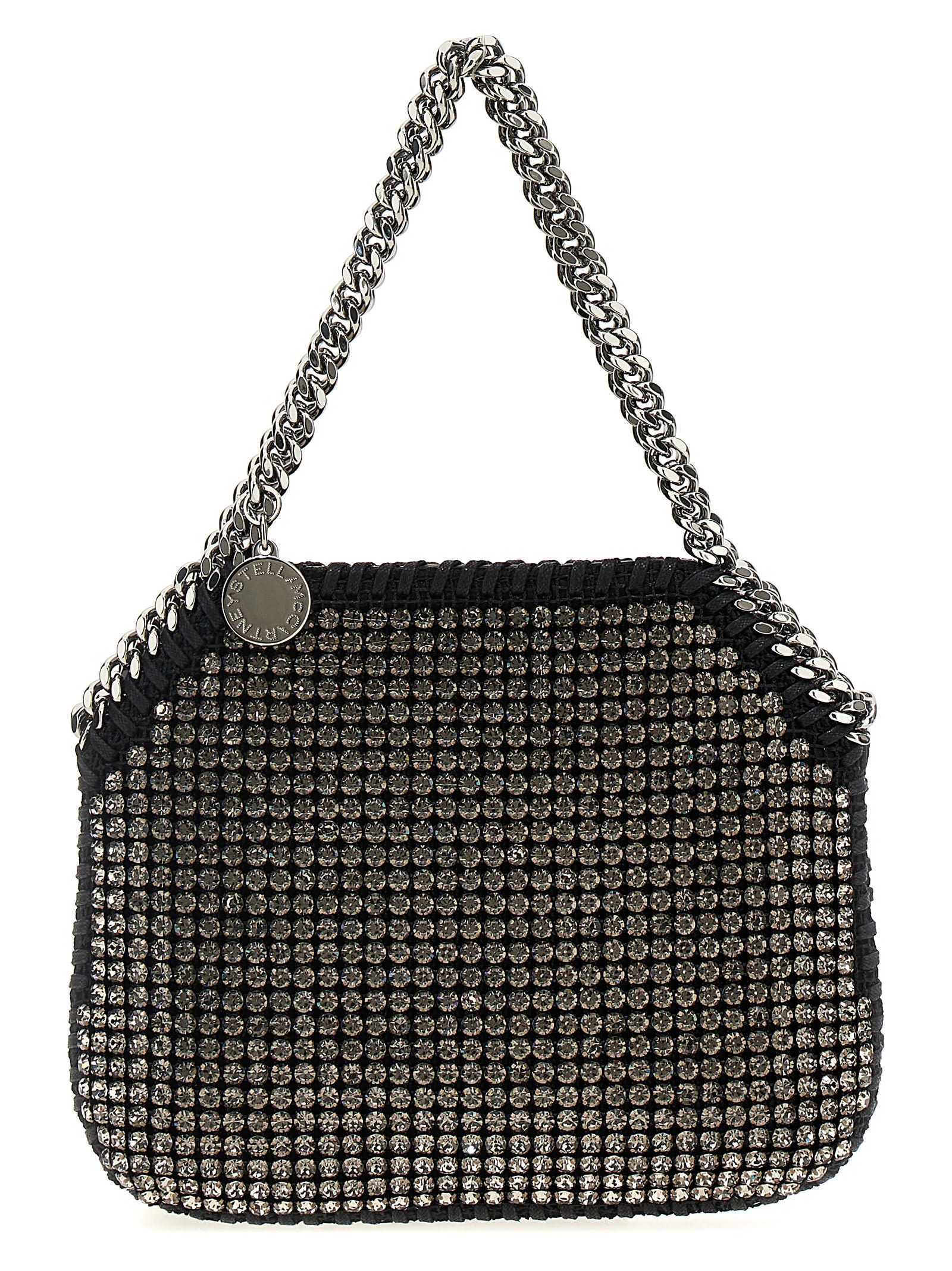 Shop Stella Mccartney Mini Falabella Handbag In Black