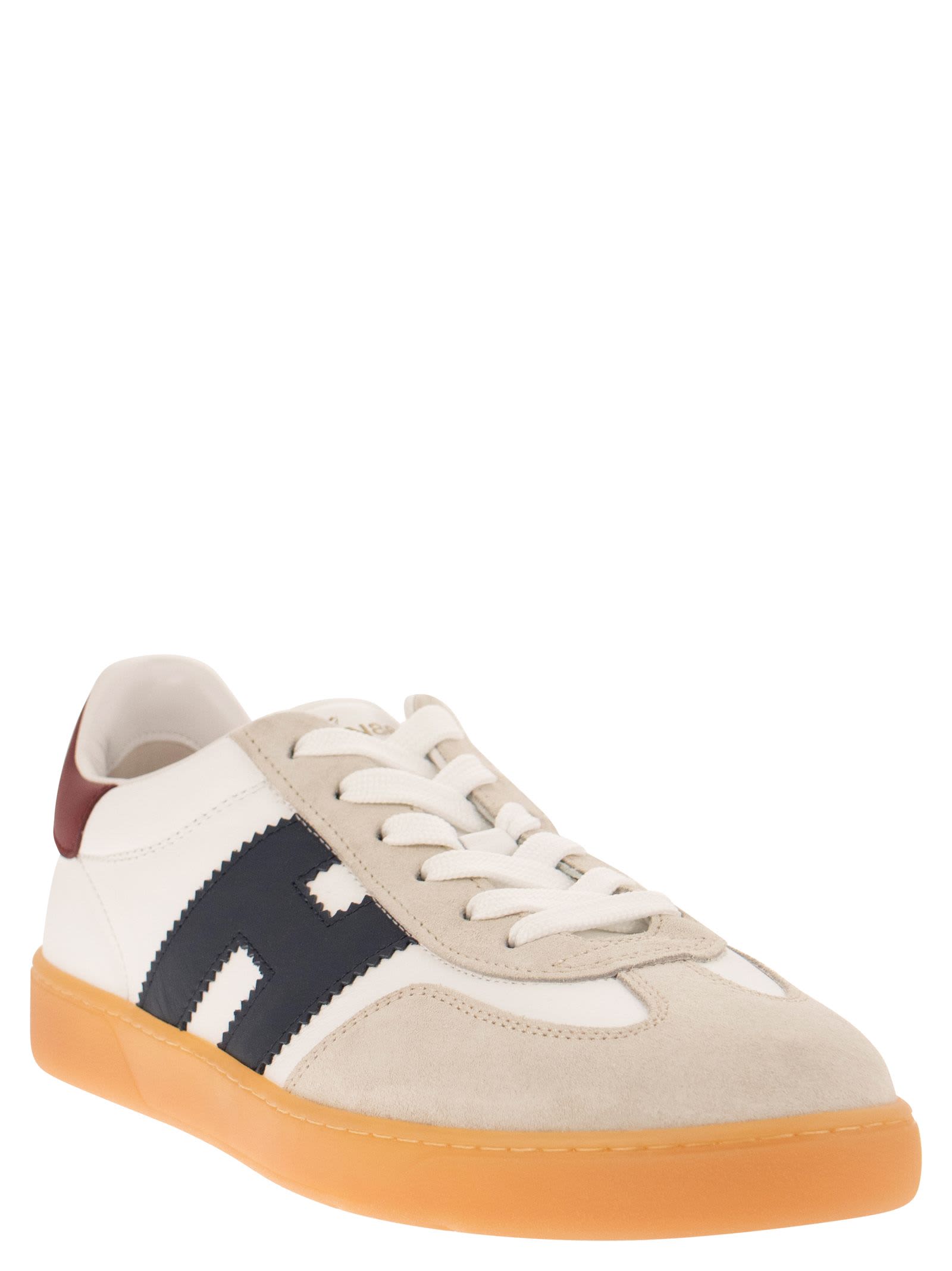 Hogan Cool Leather Low-top Sneakers In White